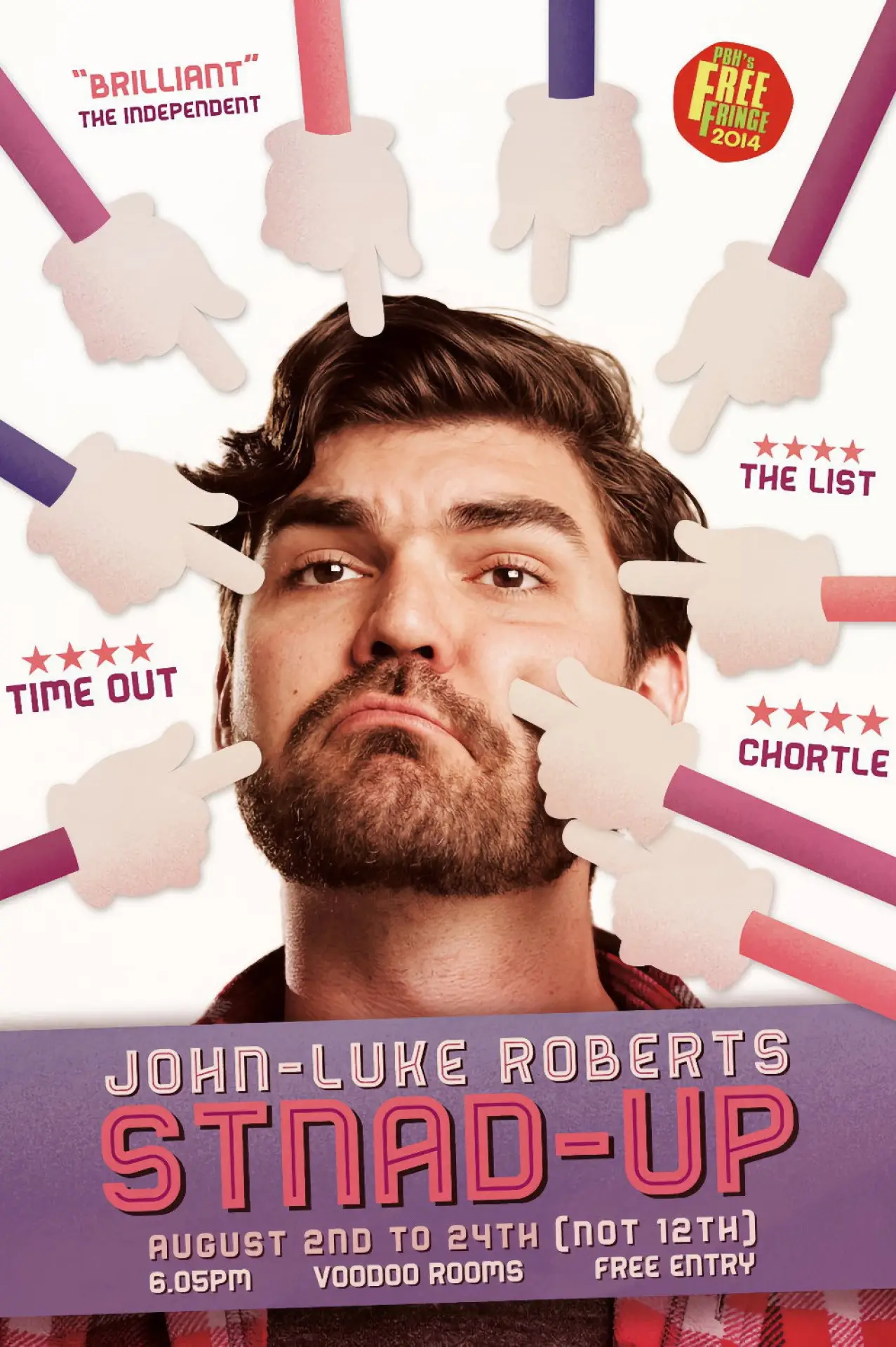 Movie poster "John-Luke Roberts: Stnad-Up"