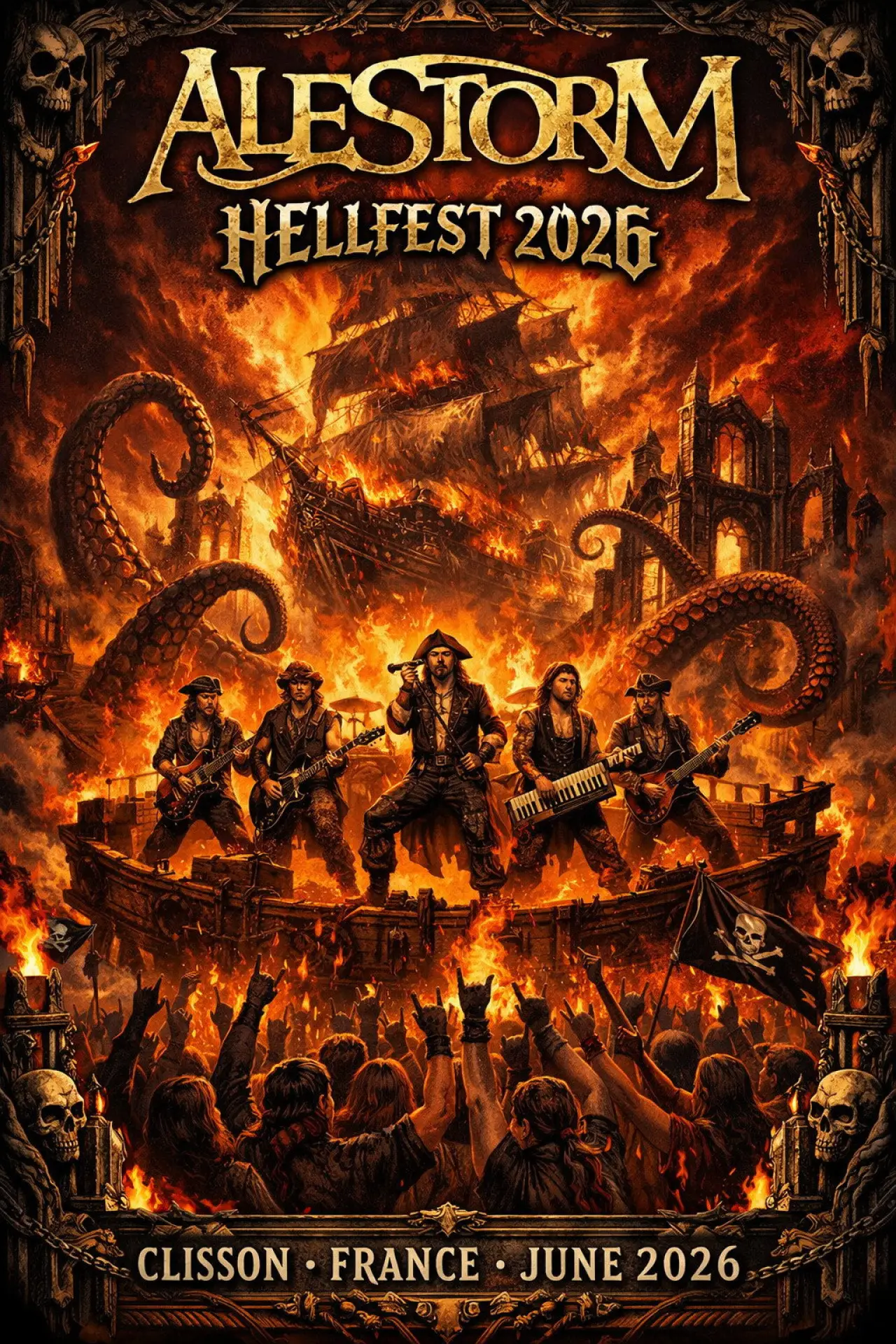 Movie poster "Alestorm - Hellfest 2026"