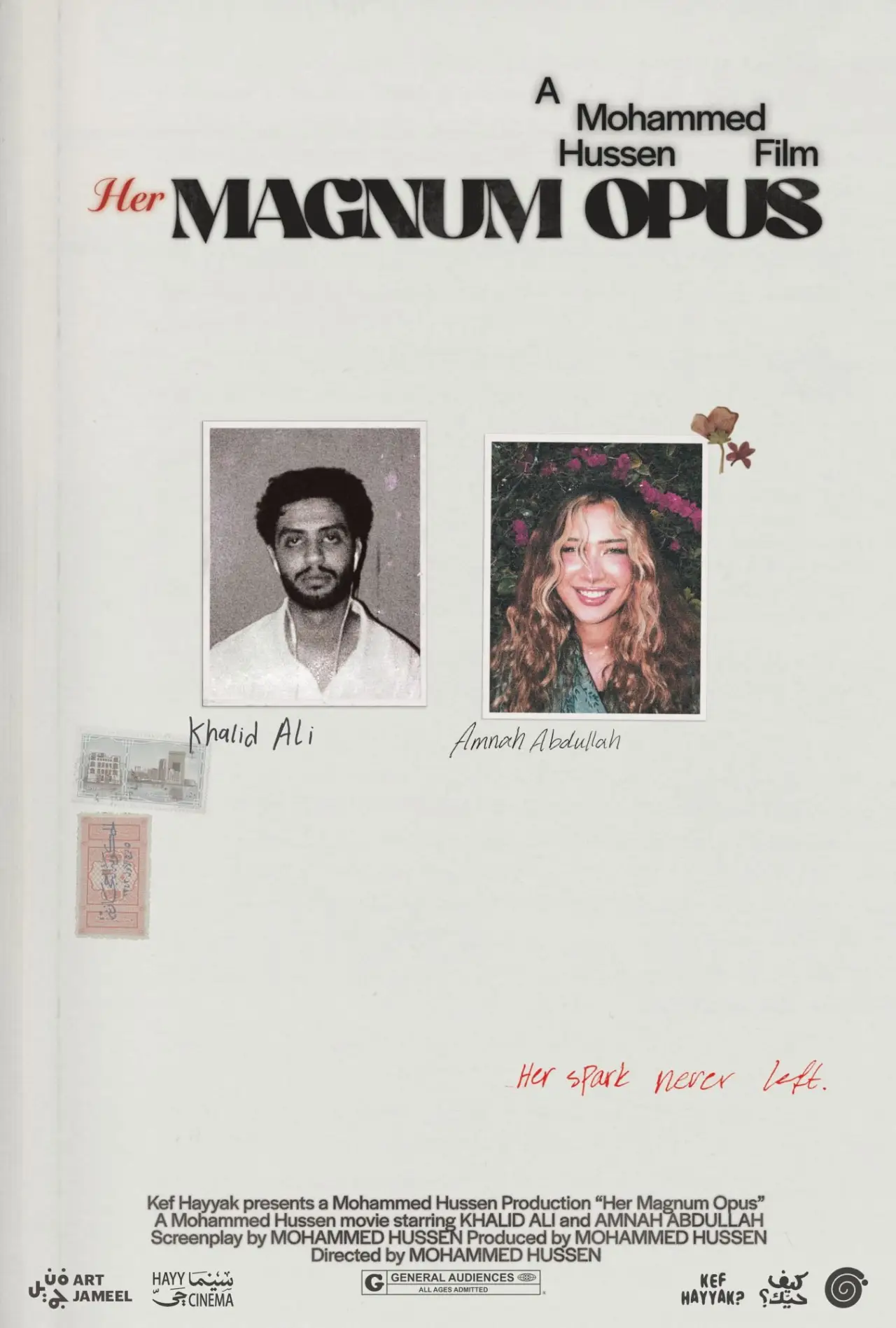 Movie poster "her MAGNUM OPUS"