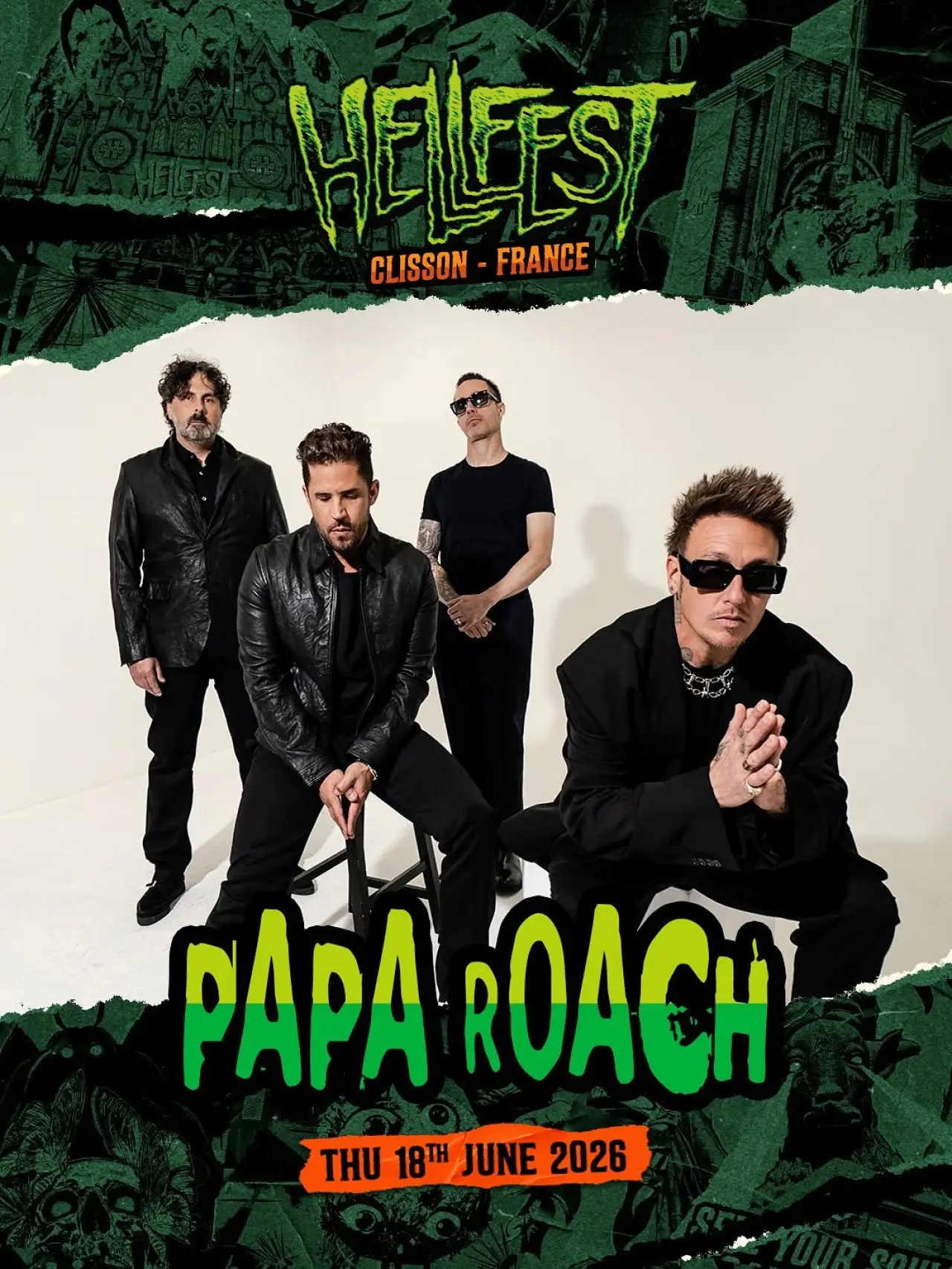 Movie poster "Papa Roach - Hellfest 2026"