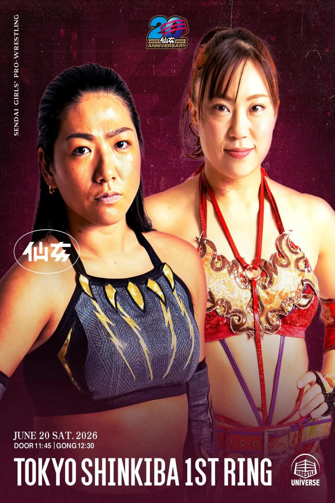 Movie poster "SENJO 20th Anniversary Tour in Shinkiba 1st RING ~The Sky Is the Limit~"