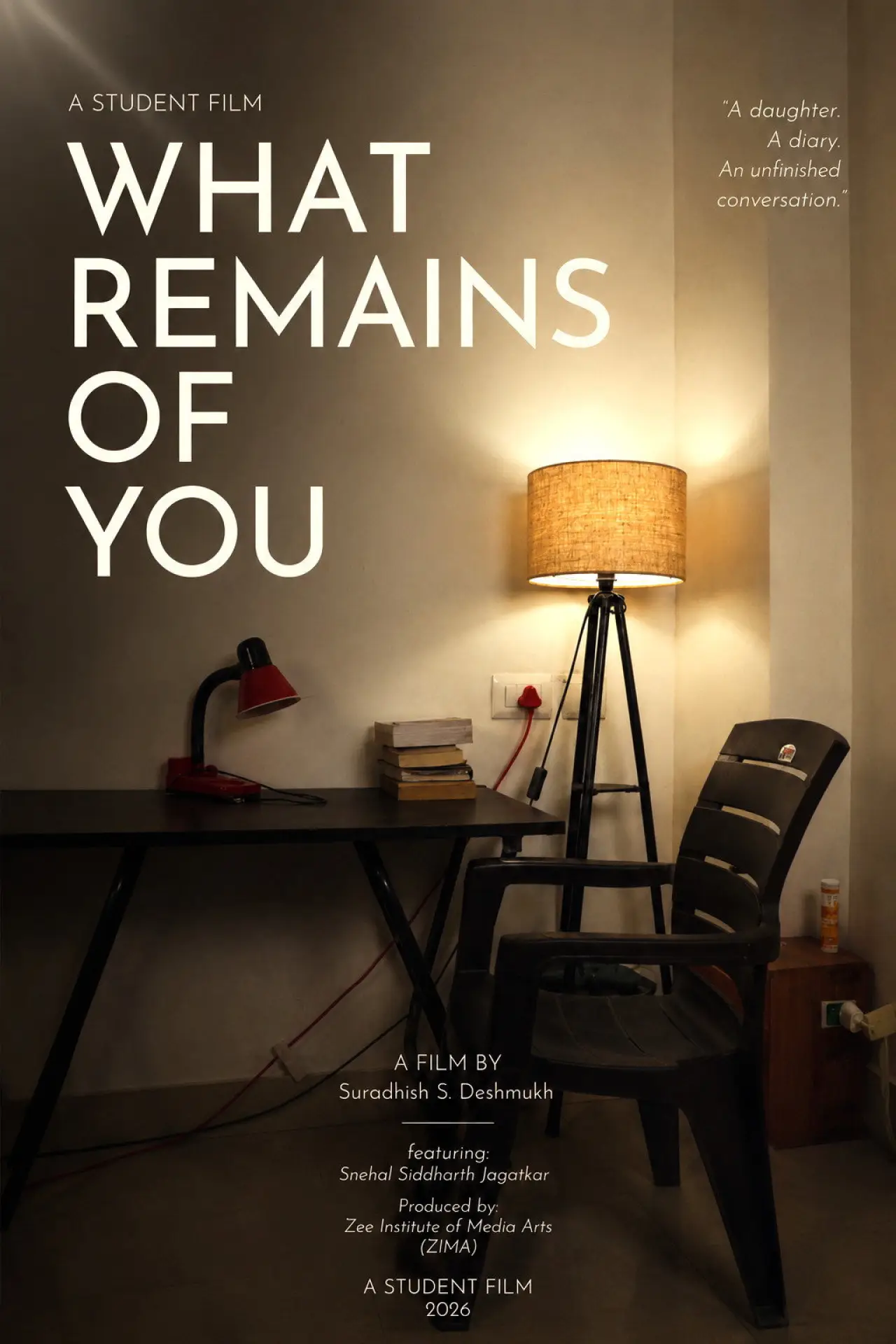 Movie poster "What Remains of You"