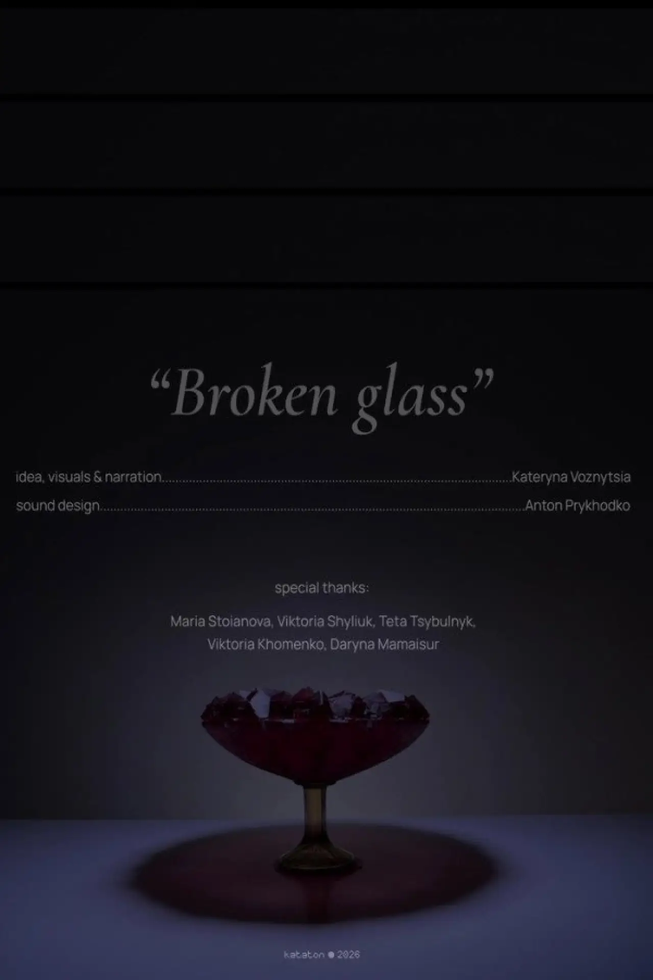 Movie poster "Broken Glass"