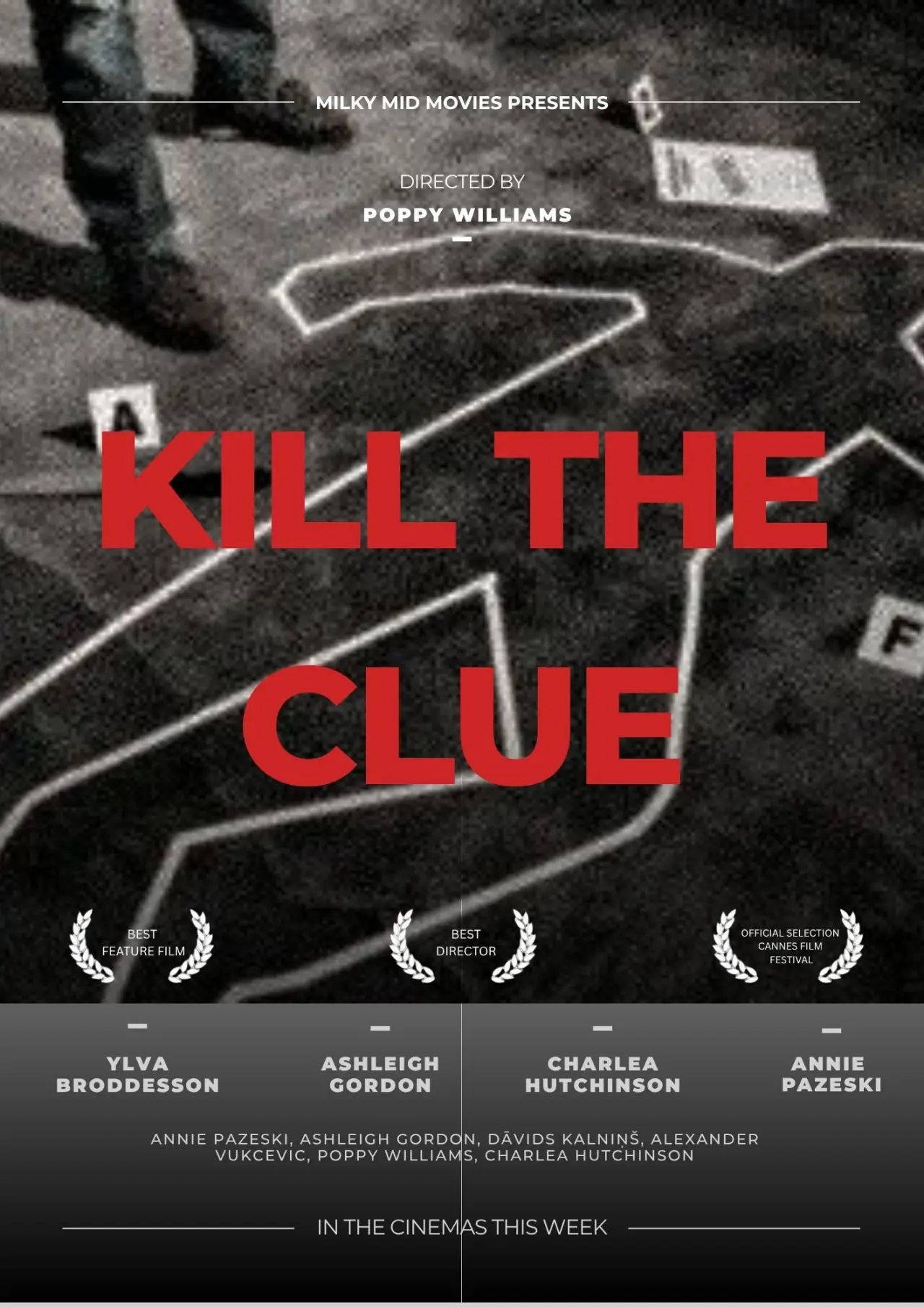 Movie poster "Kill the Clue"