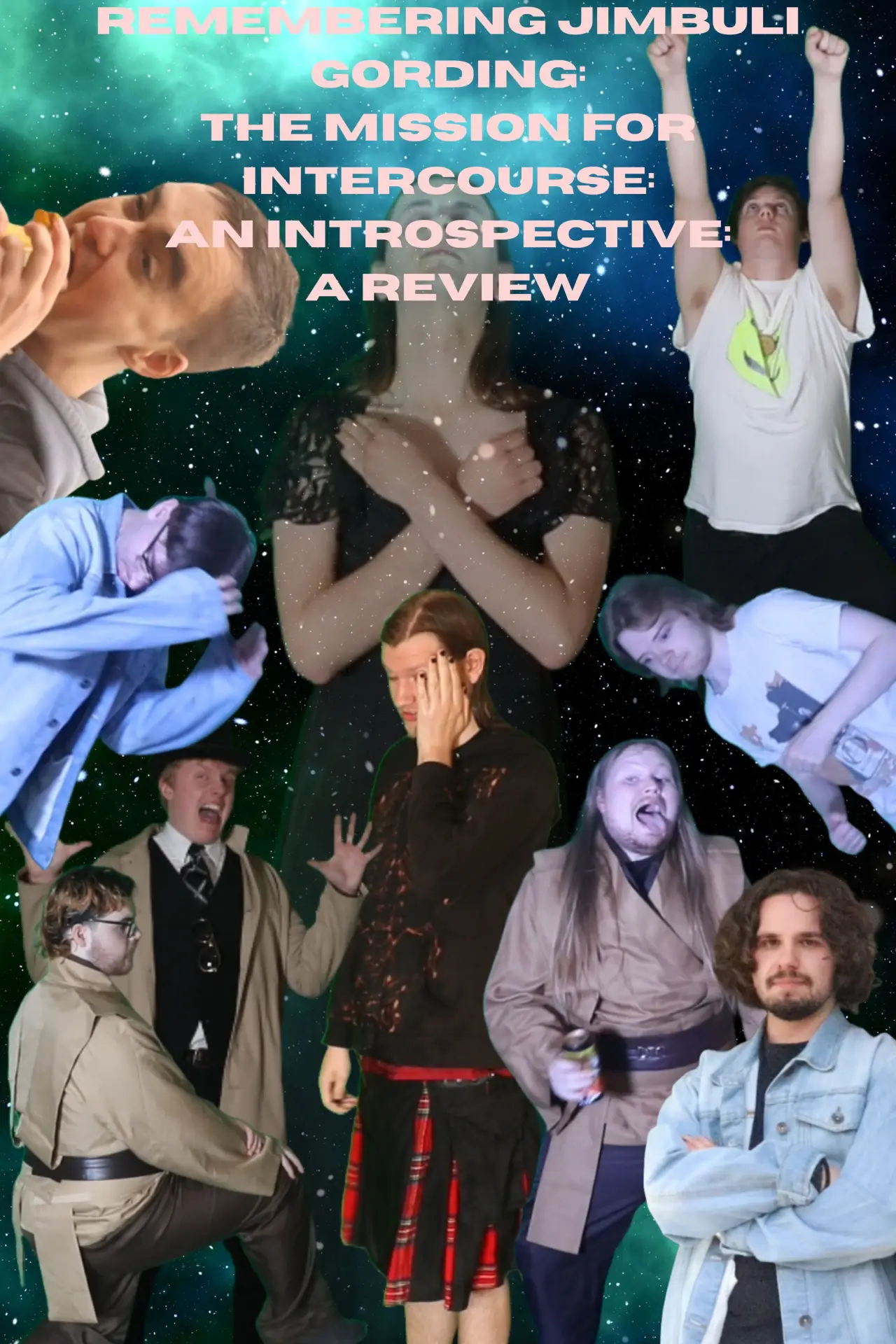 Movie poster "Remembering Jimbuli Gording: The Mission for Intercourse: An Introspective: A Review"