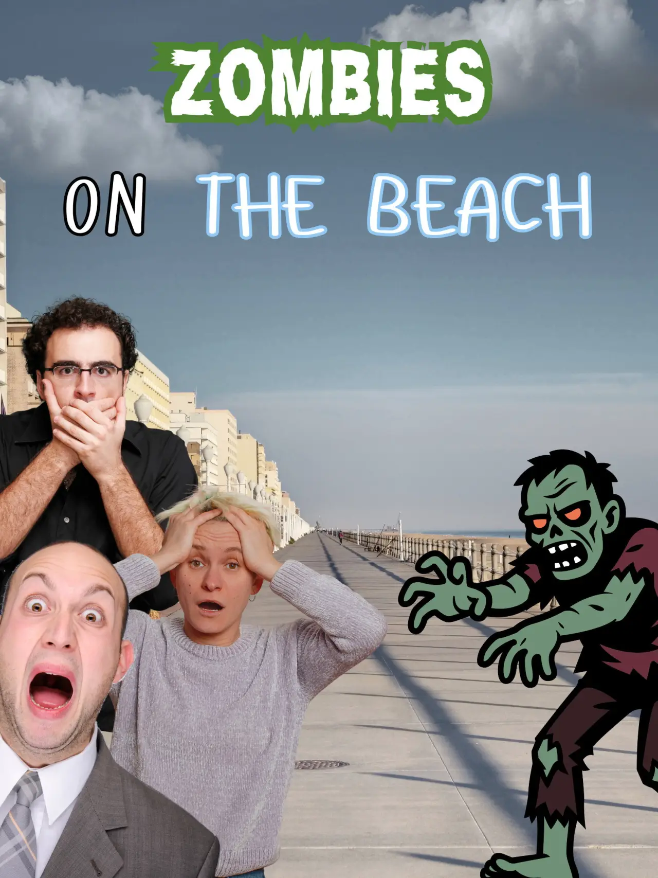 Movie poster "Zombies on The Beach"