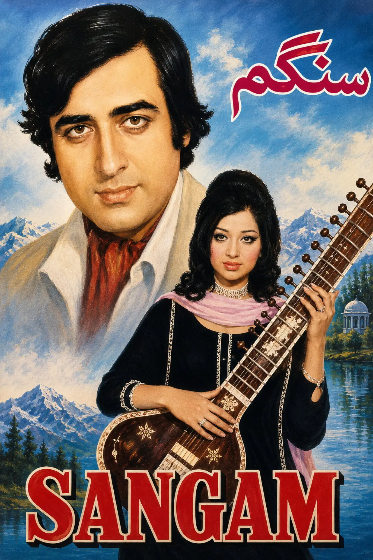 Movie poster "Sangam"