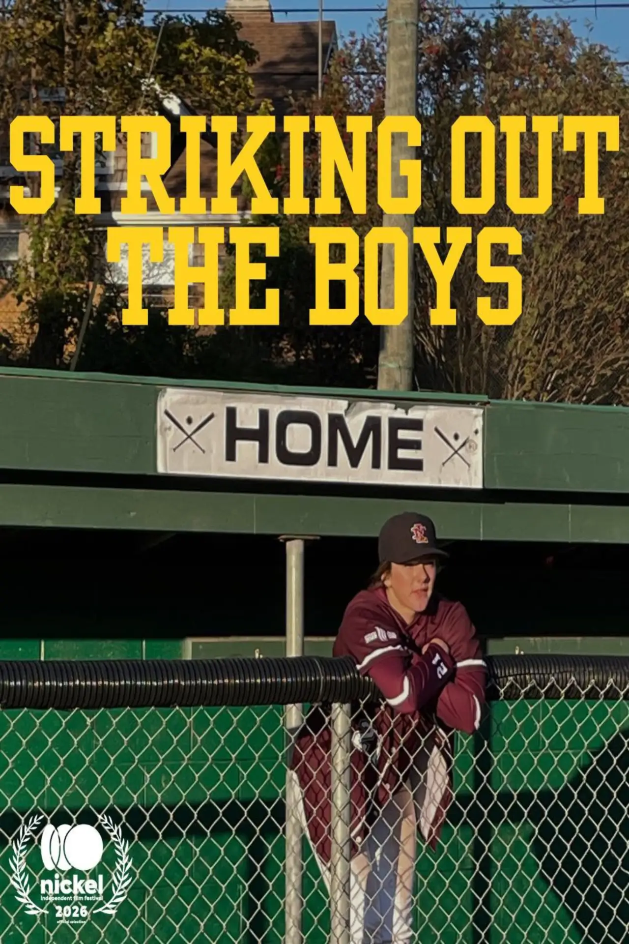 Movie poster "Striking Out the Boys"