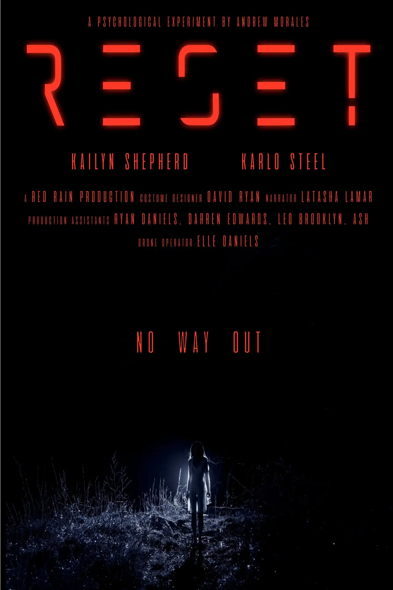 Movie poster "RESET"