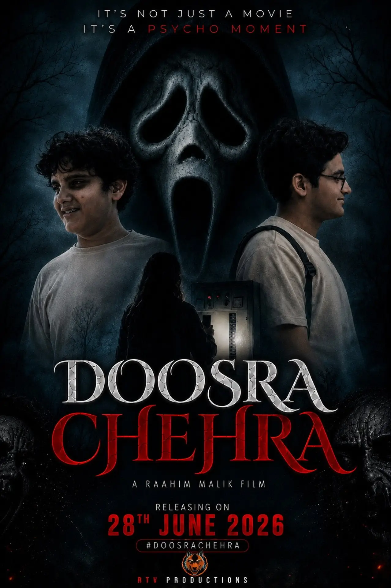Movie poster "Doosra Chehra"
