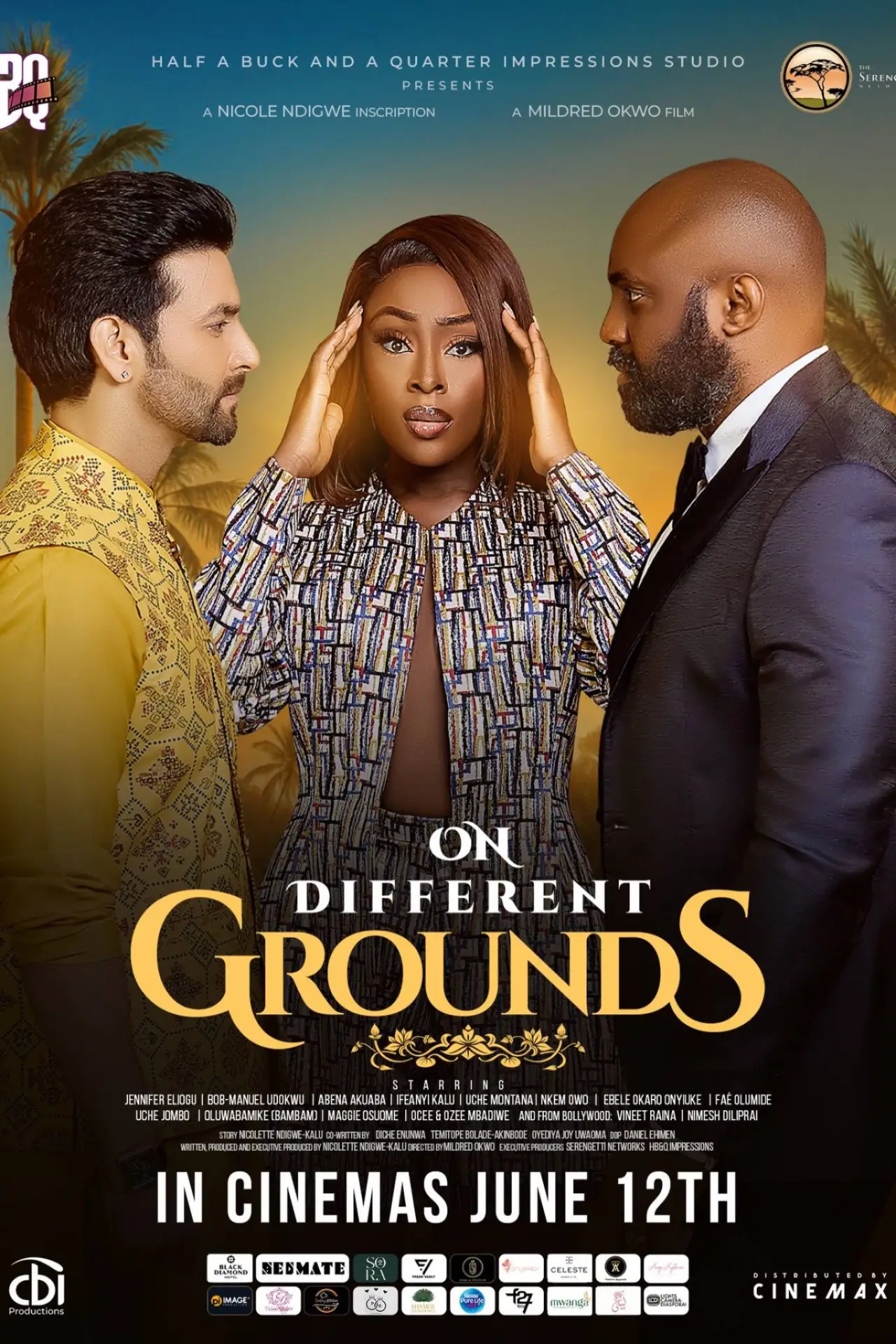 Movie poster "On Different Grounds"