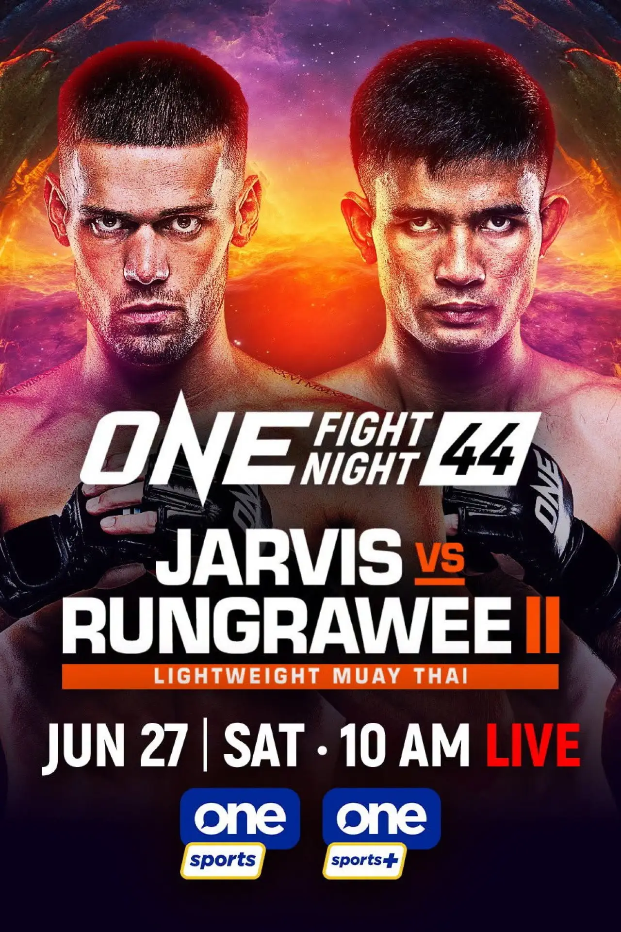 Movie poster "ONE Fight Night 44: Jarvis vs. Rungrawee 2"