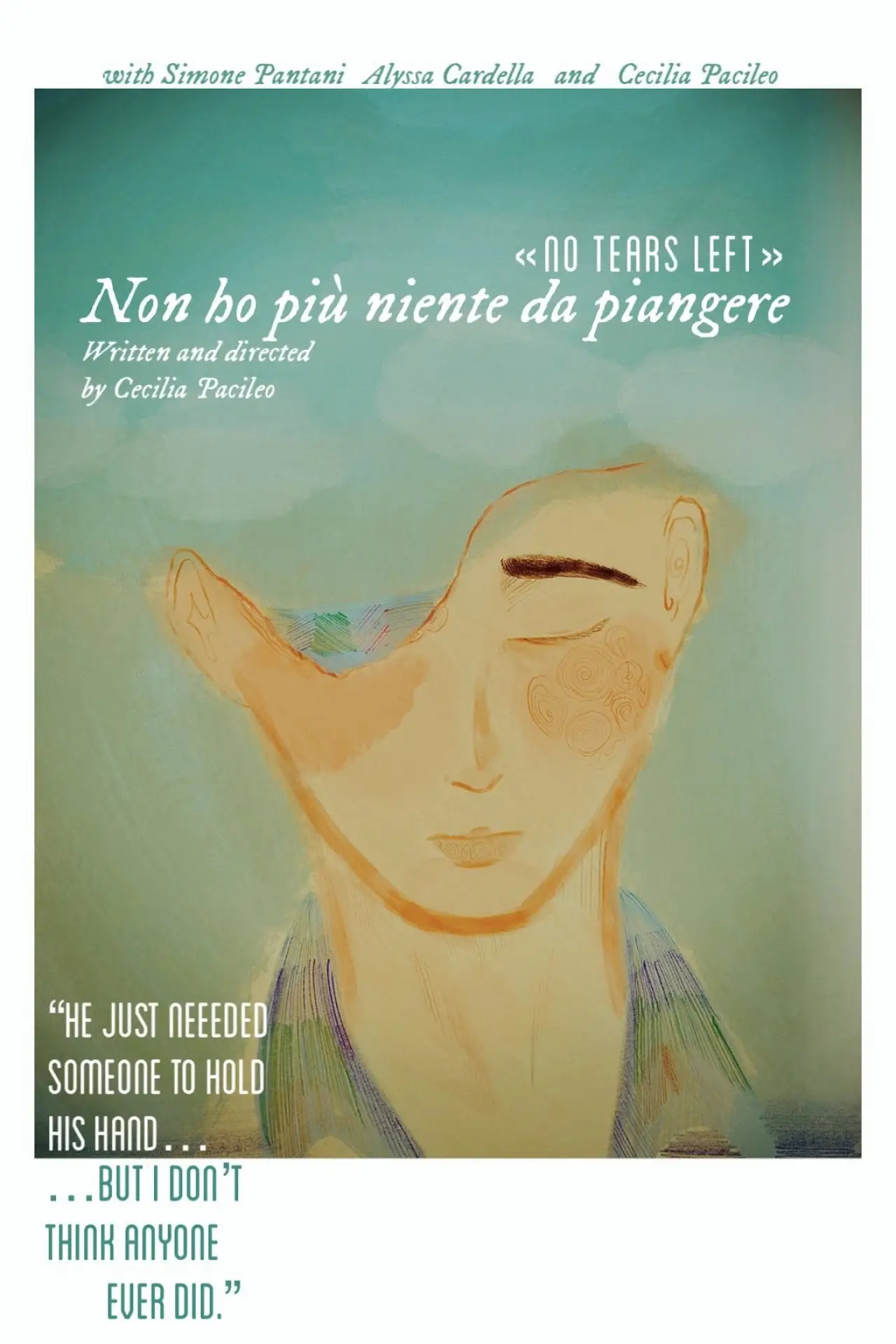 Movie poster "no tears left"