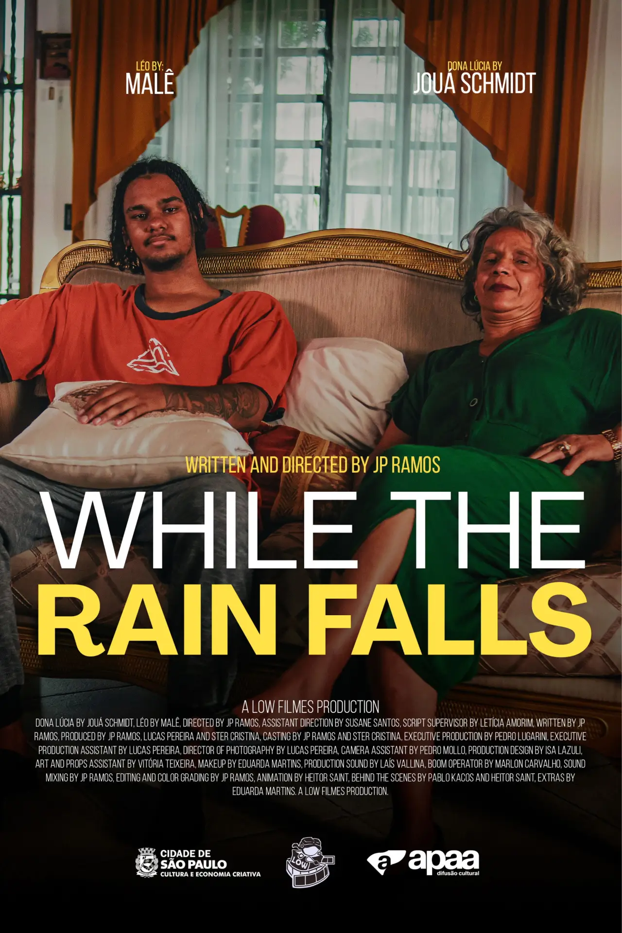 Movie poster "While the Rain Falls"