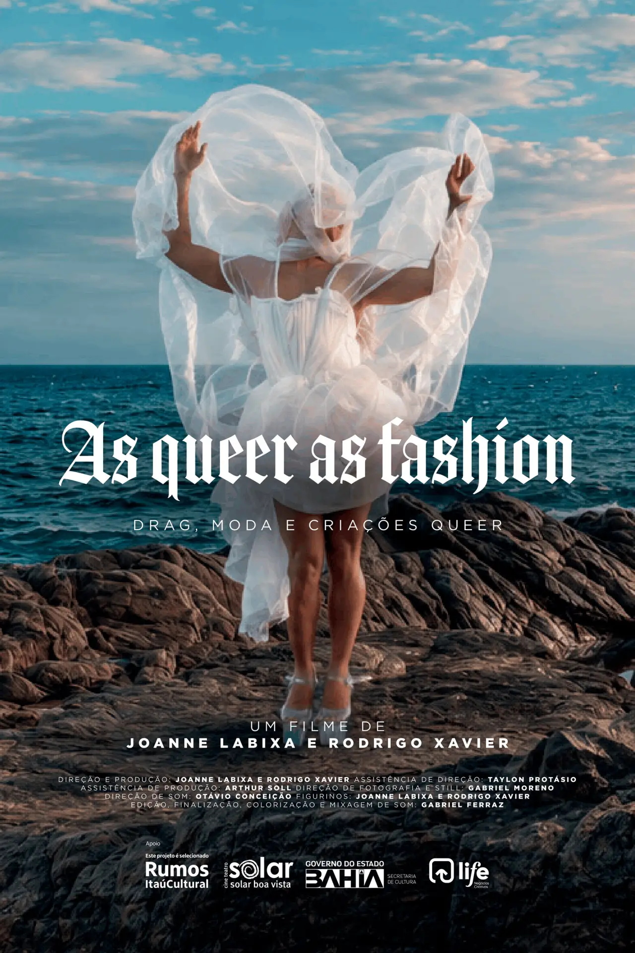 Movie poster "AS QUEER AS FASHION - Drag, Moda e Criações QUEER"