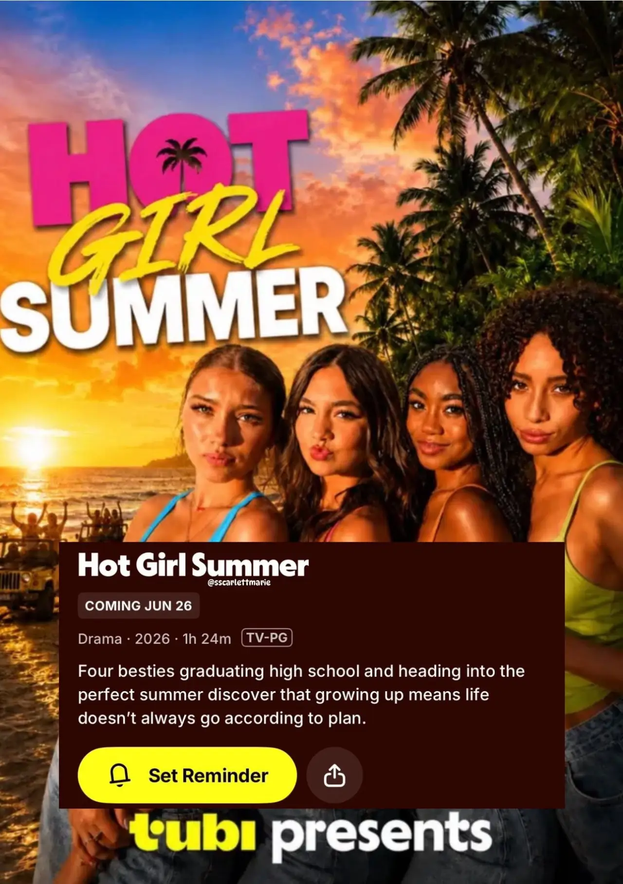 Movie poster "Hot Girl Summer"