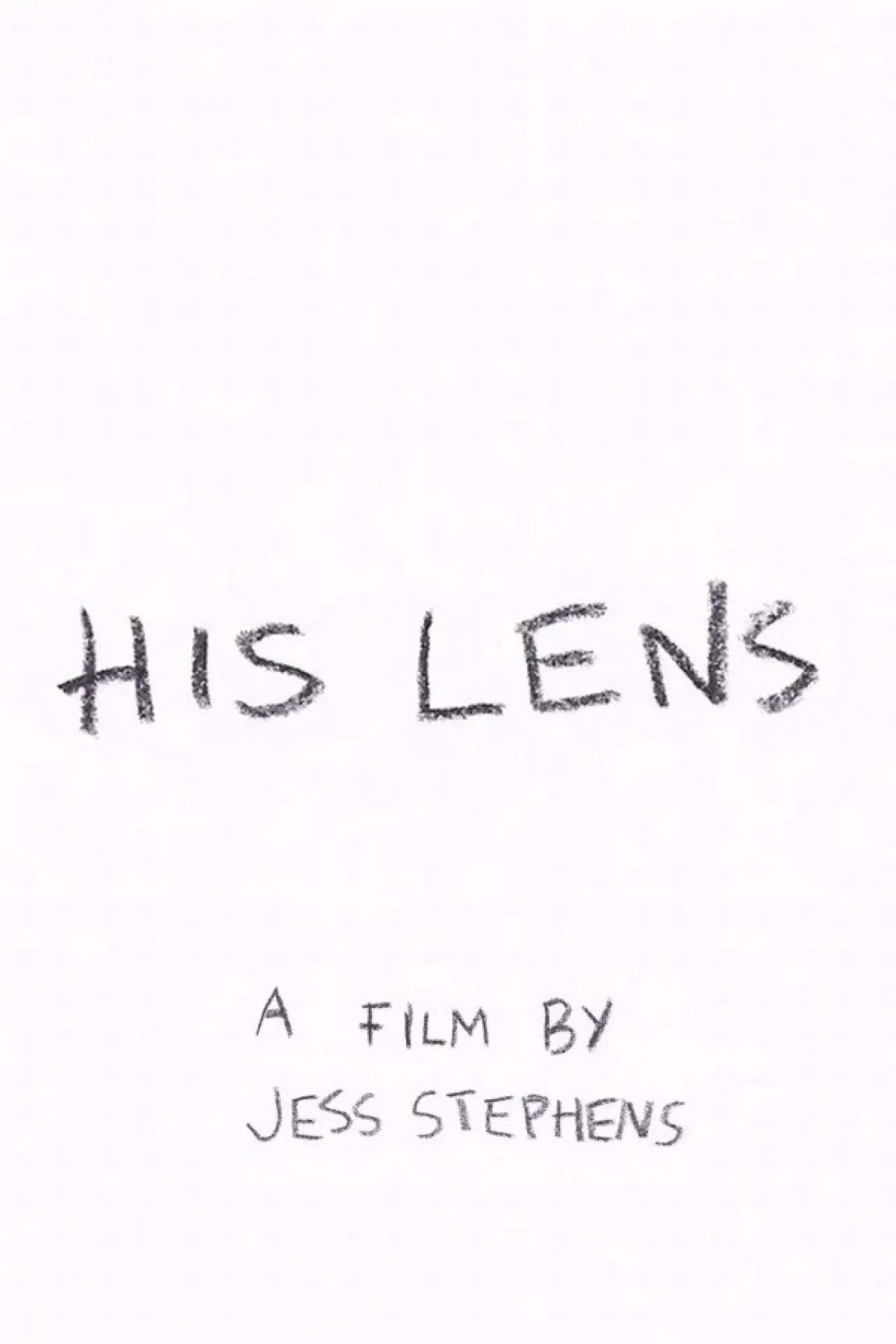 Movie poster "His Lens"