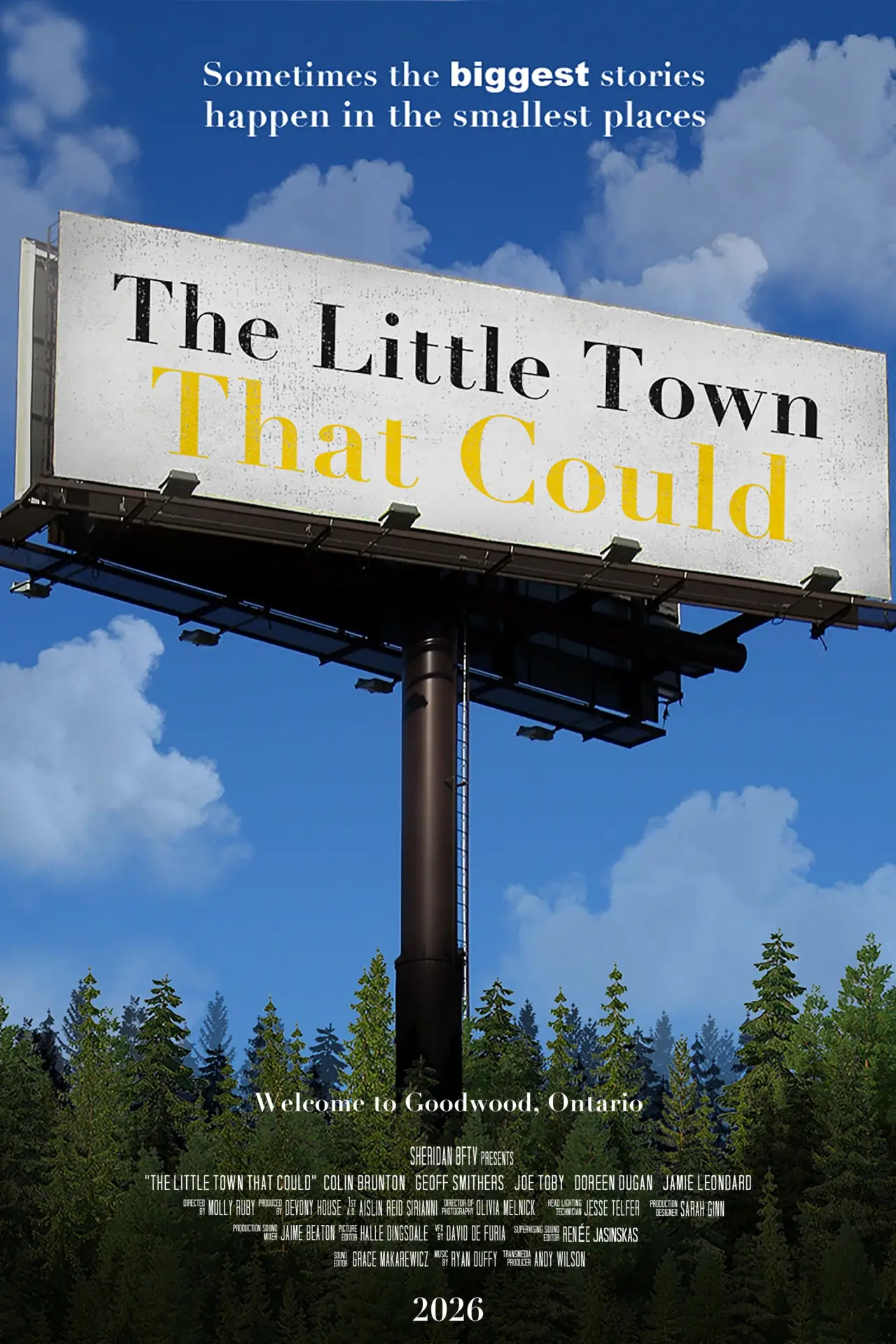 Movie poster "The Little Town That Could"