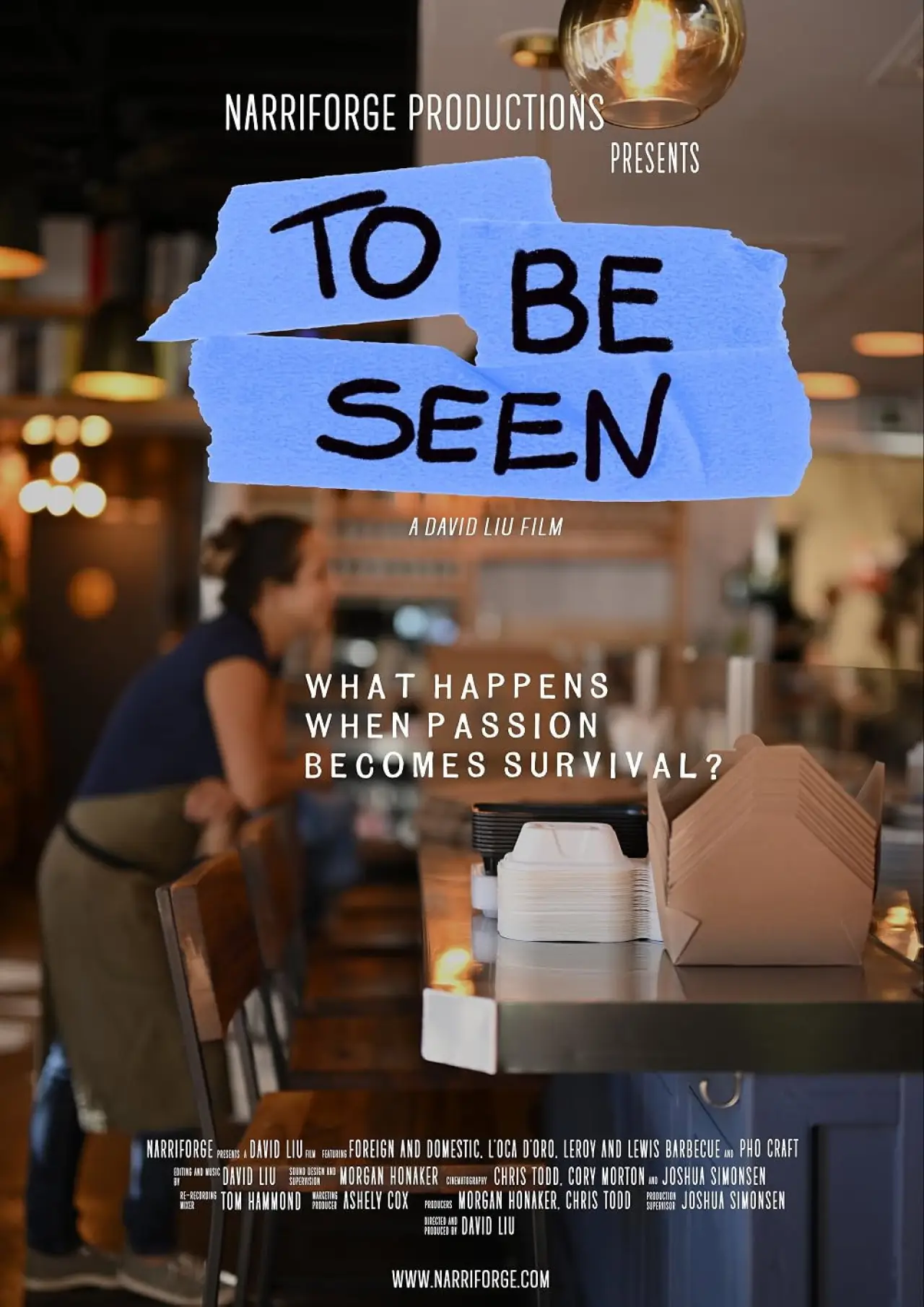 Movie poster "To Be Seen"