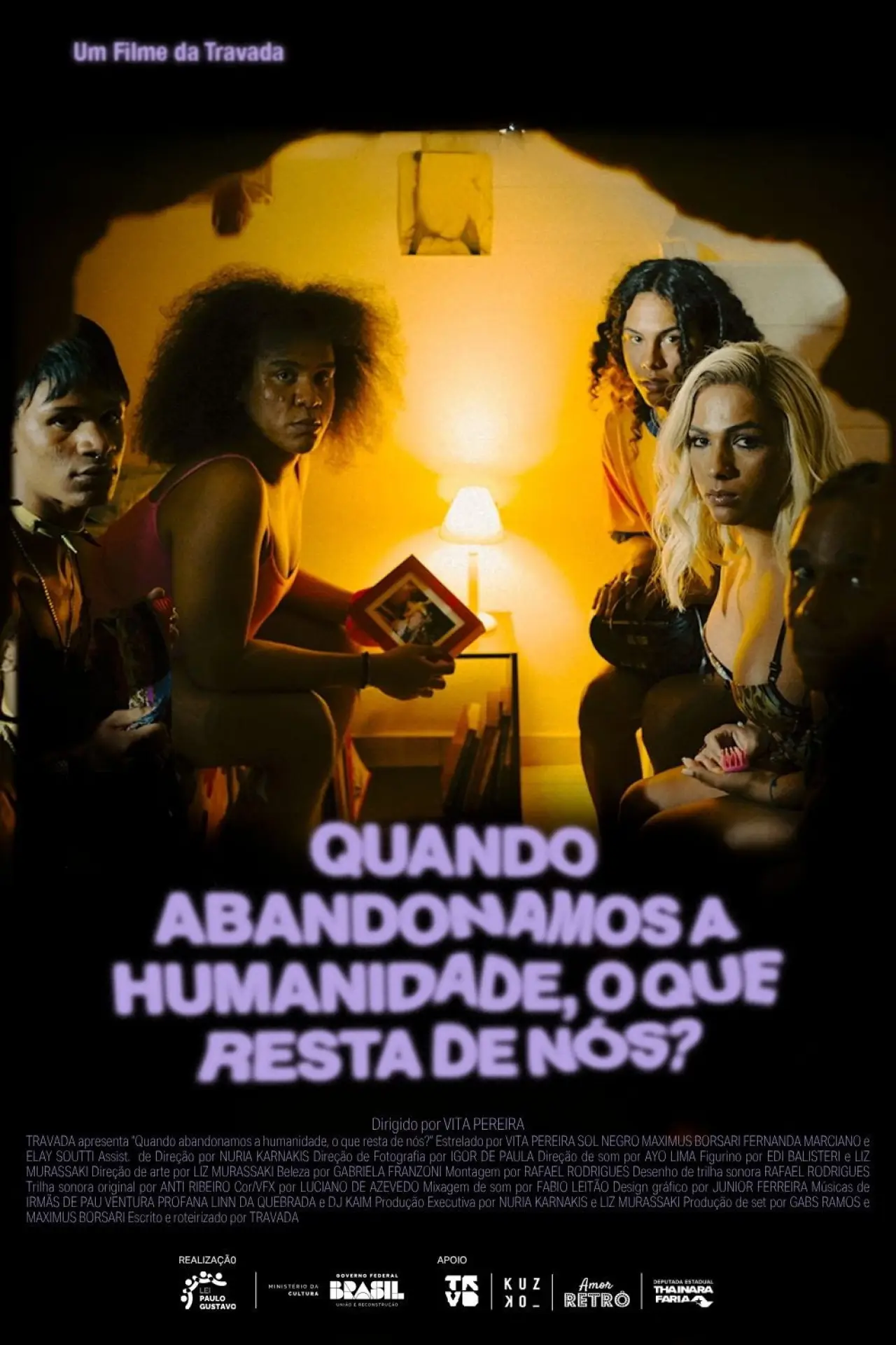 Movie poster "Quando abandonamos a humanidade, o que resta de nós?"