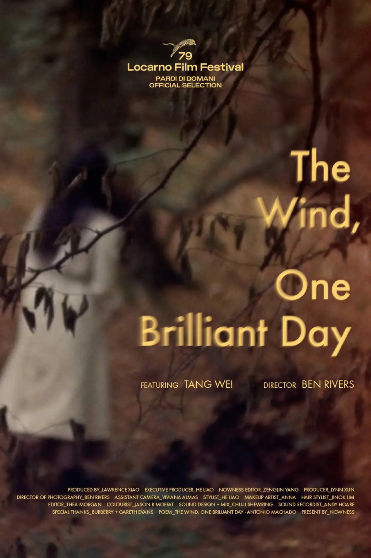 Movie poster "The Wind, One Brilliant Day"