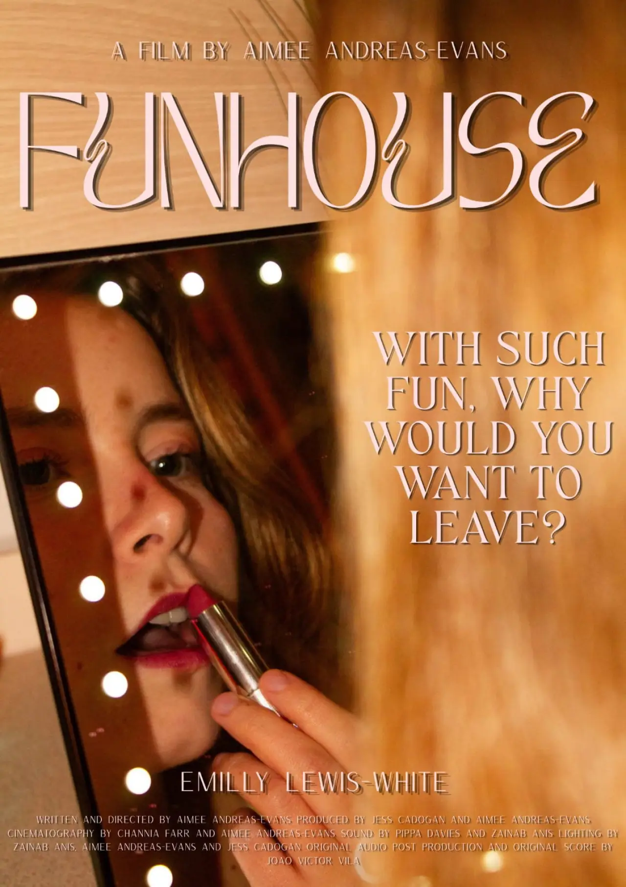 Movie poster "FUNHOUSE"