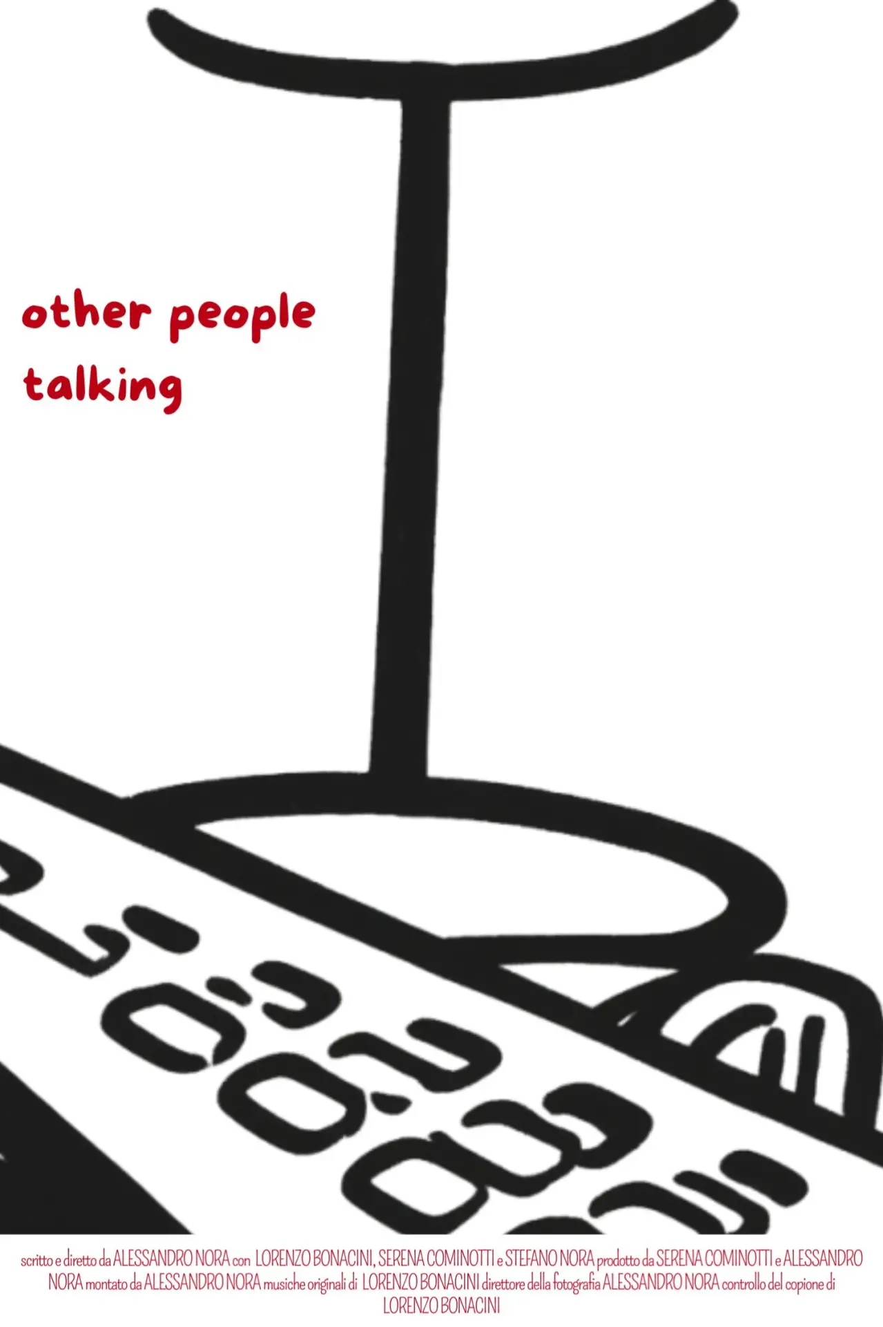 Movie poster "other people talking"