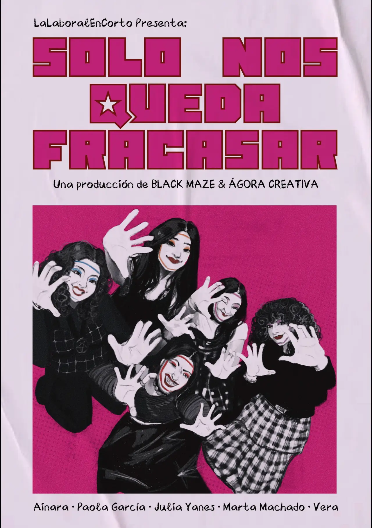 Movie poster "Solo nos queda fracasar"
