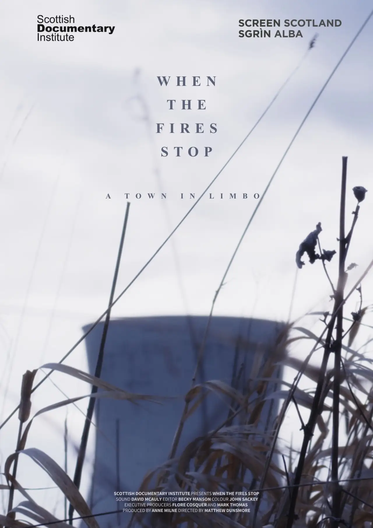 Movie poster "When the Fires Stop"