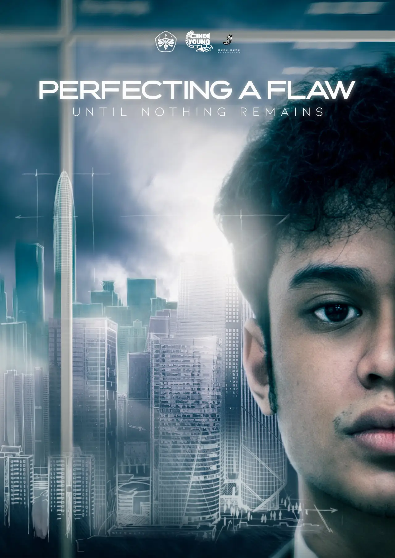 Movie poster "Perfecting A Flaw Until Nothing Remains"