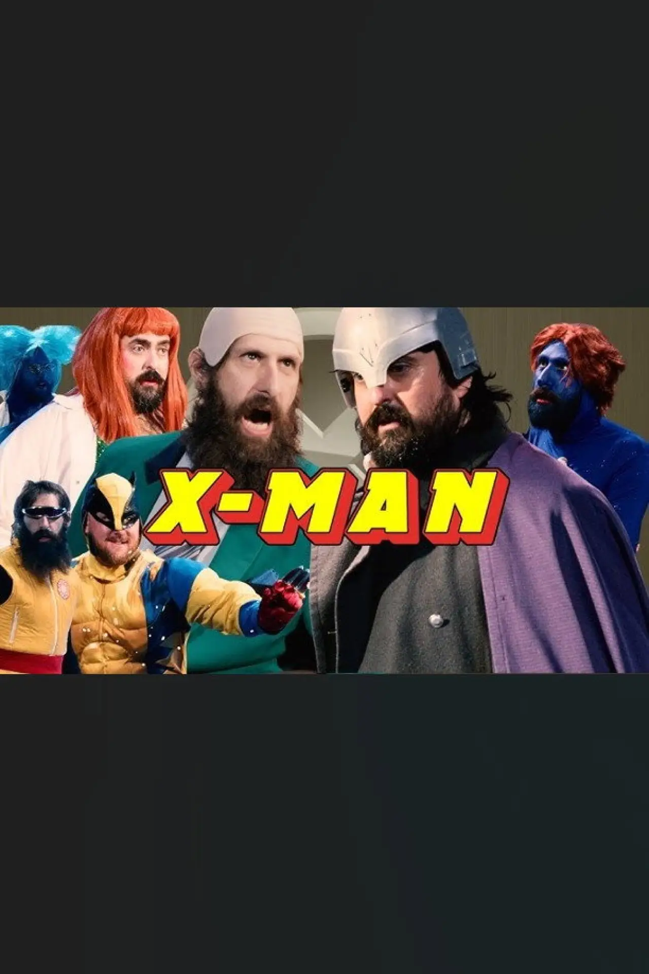 Movie poster "X-MEN but better and more accurate"
