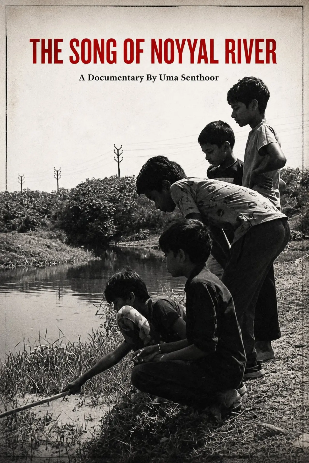 Movie poster "The Song of Noyyal River"