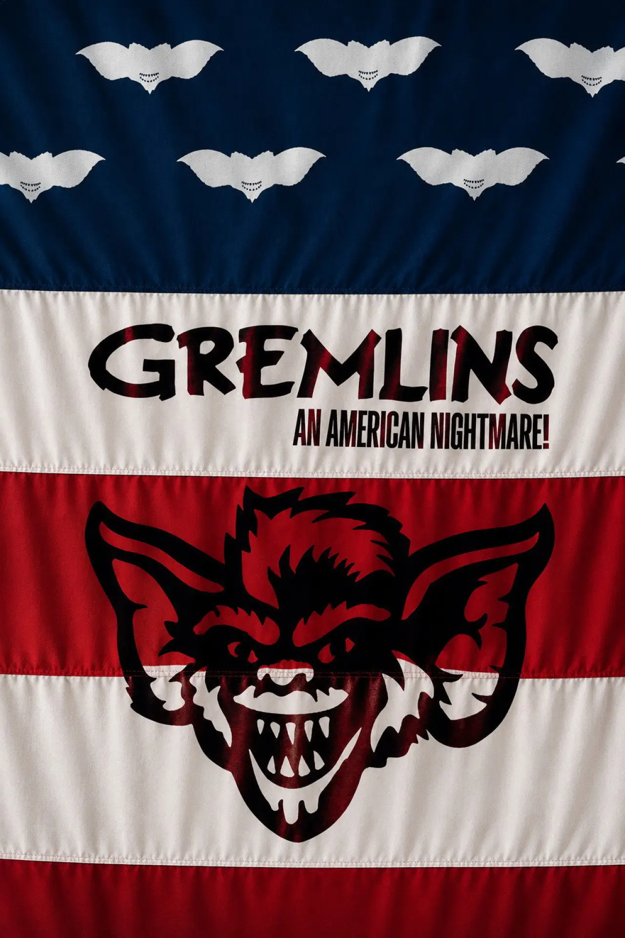Movie poster "Gremlins, an american nightmare!"