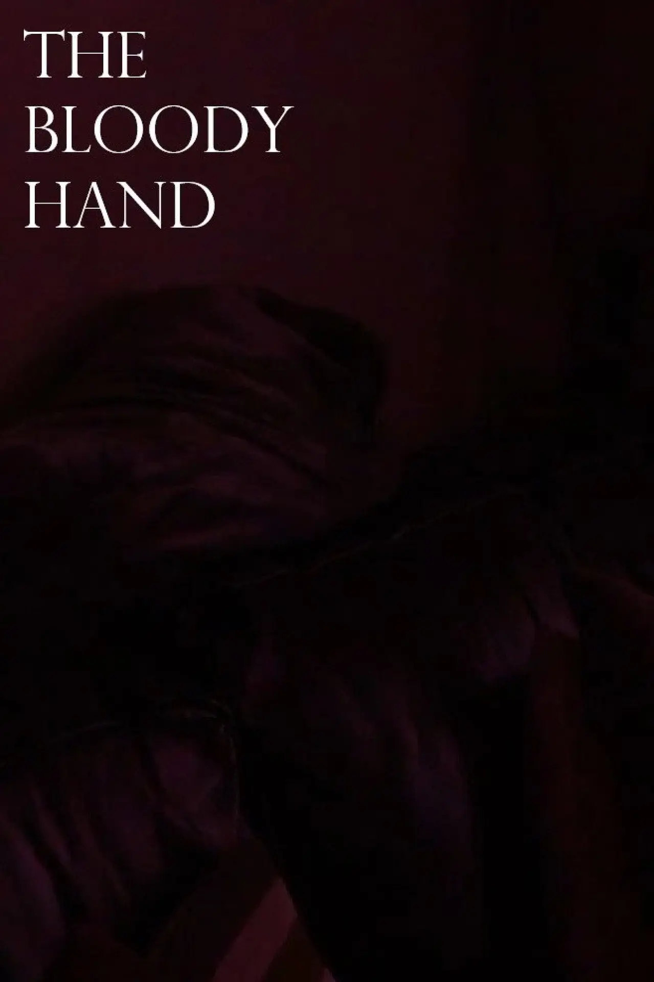 Movie poster "The Bloody Hand"