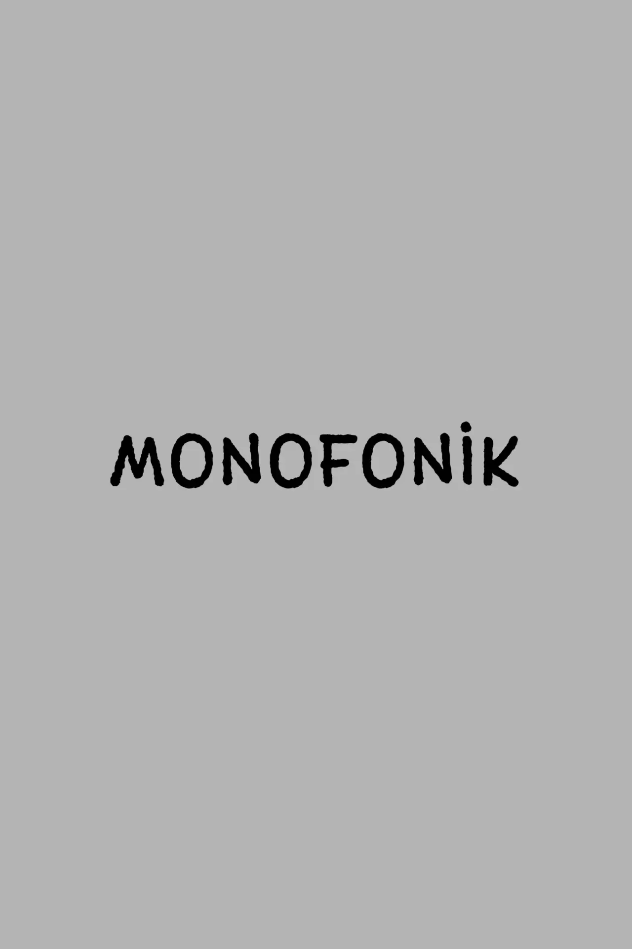 Movie poster "Monofonik"