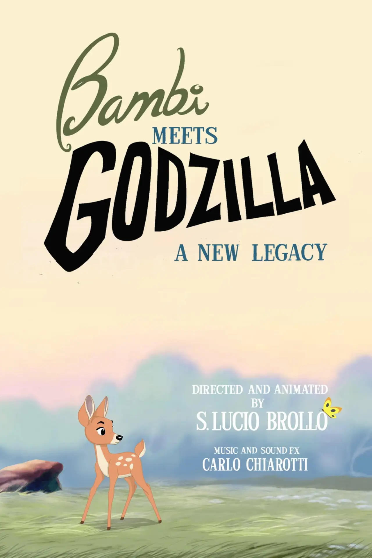 Movie poster "Bambi Meets Godzilla: A New Legacy"