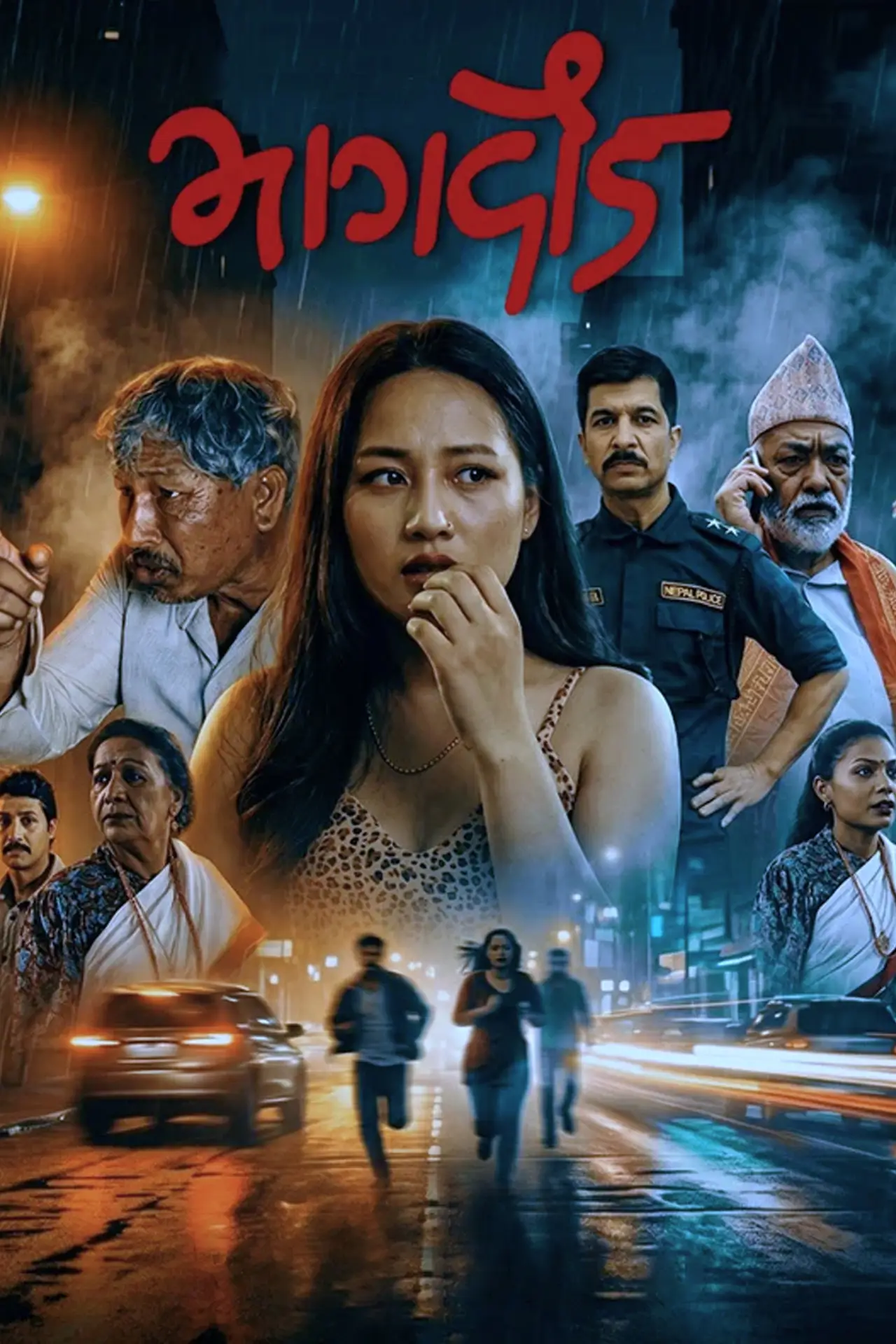 Movie poster "Bhagdaud"