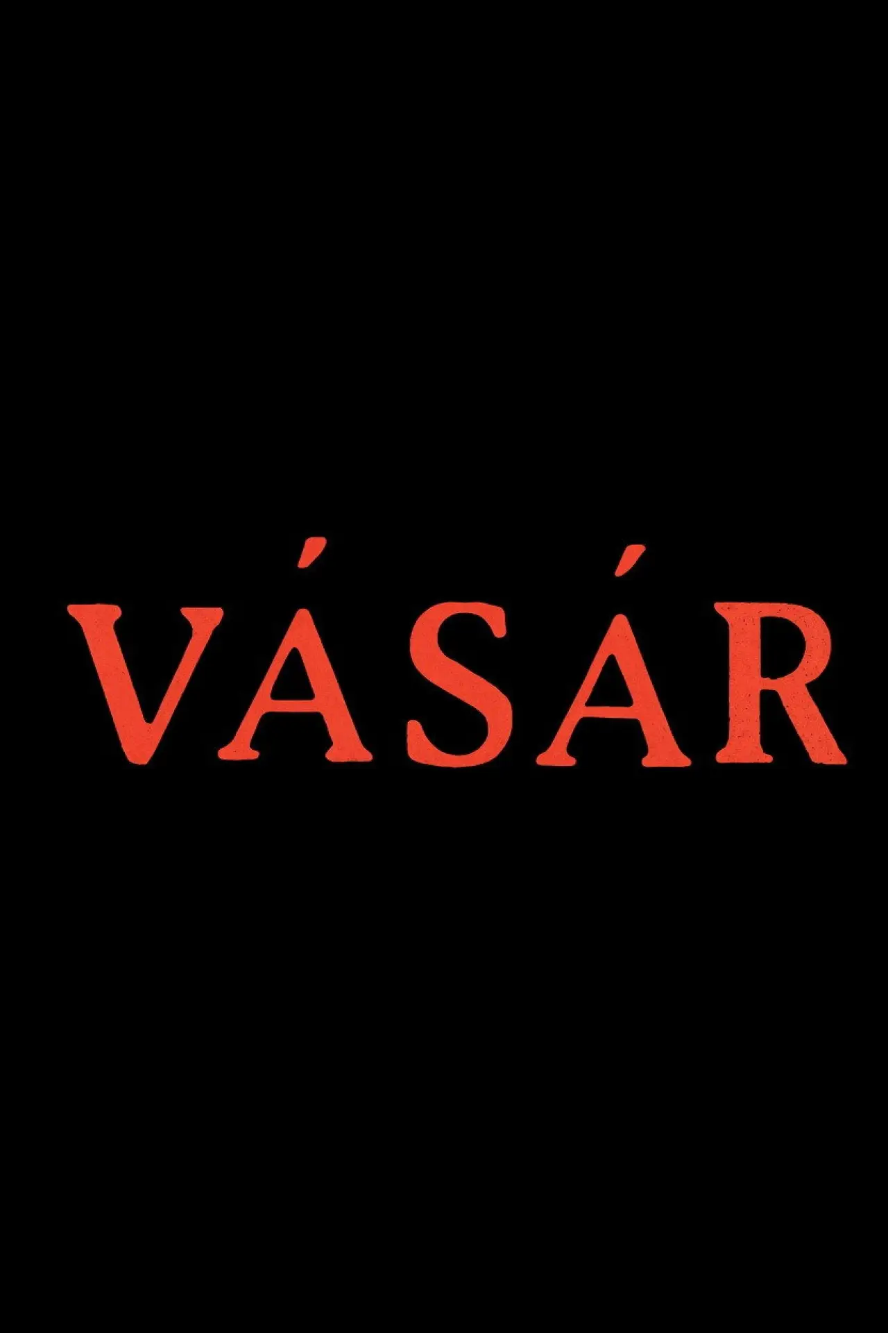 Movie poster "Vásár"
