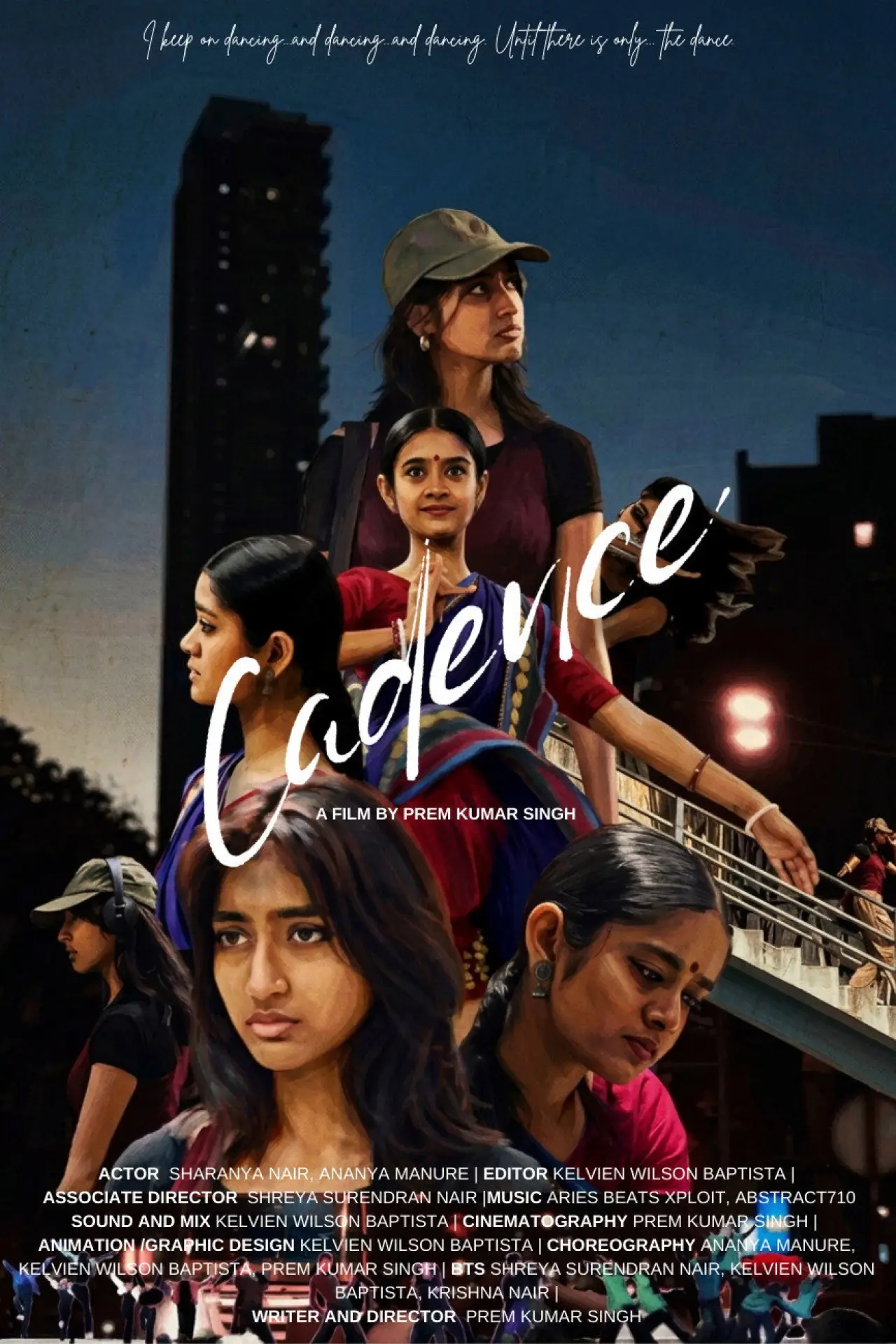 Movie poster "Cadence - Short Film"