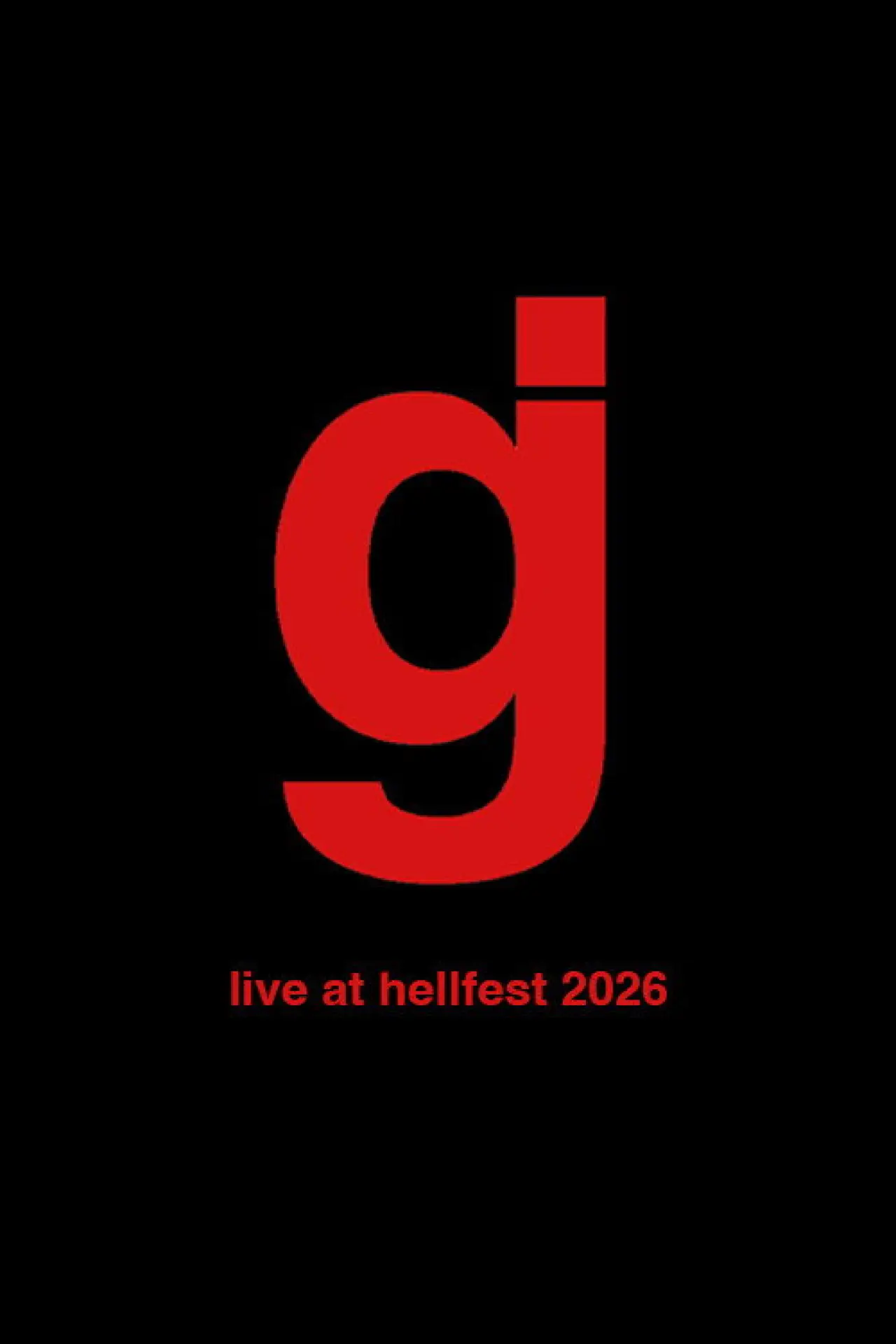 Movie poster "Glassjaw live at Hellfest 2026"
