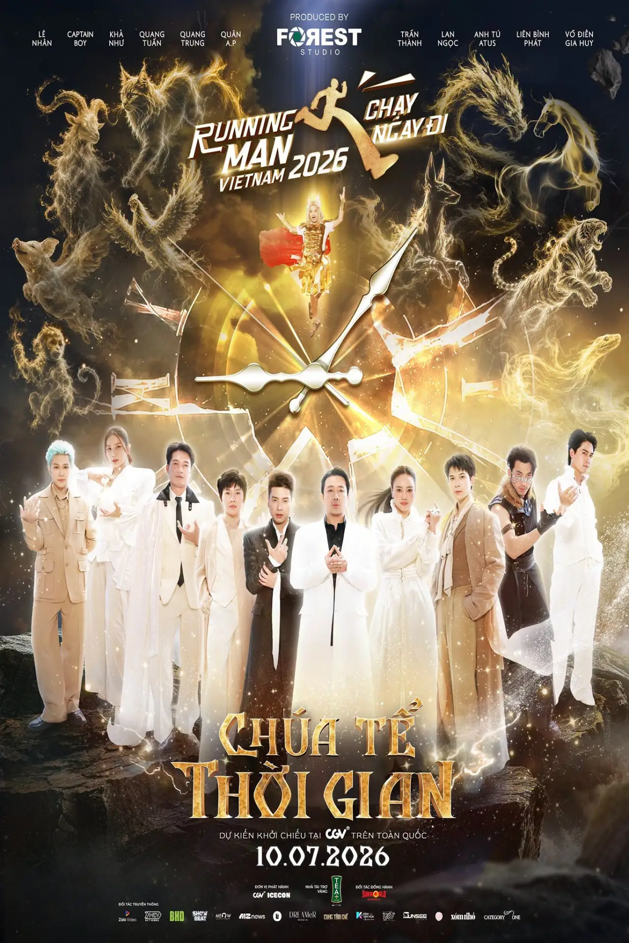 Movie poster "Running Man Vietnam 2026: The Lord Of Time"
