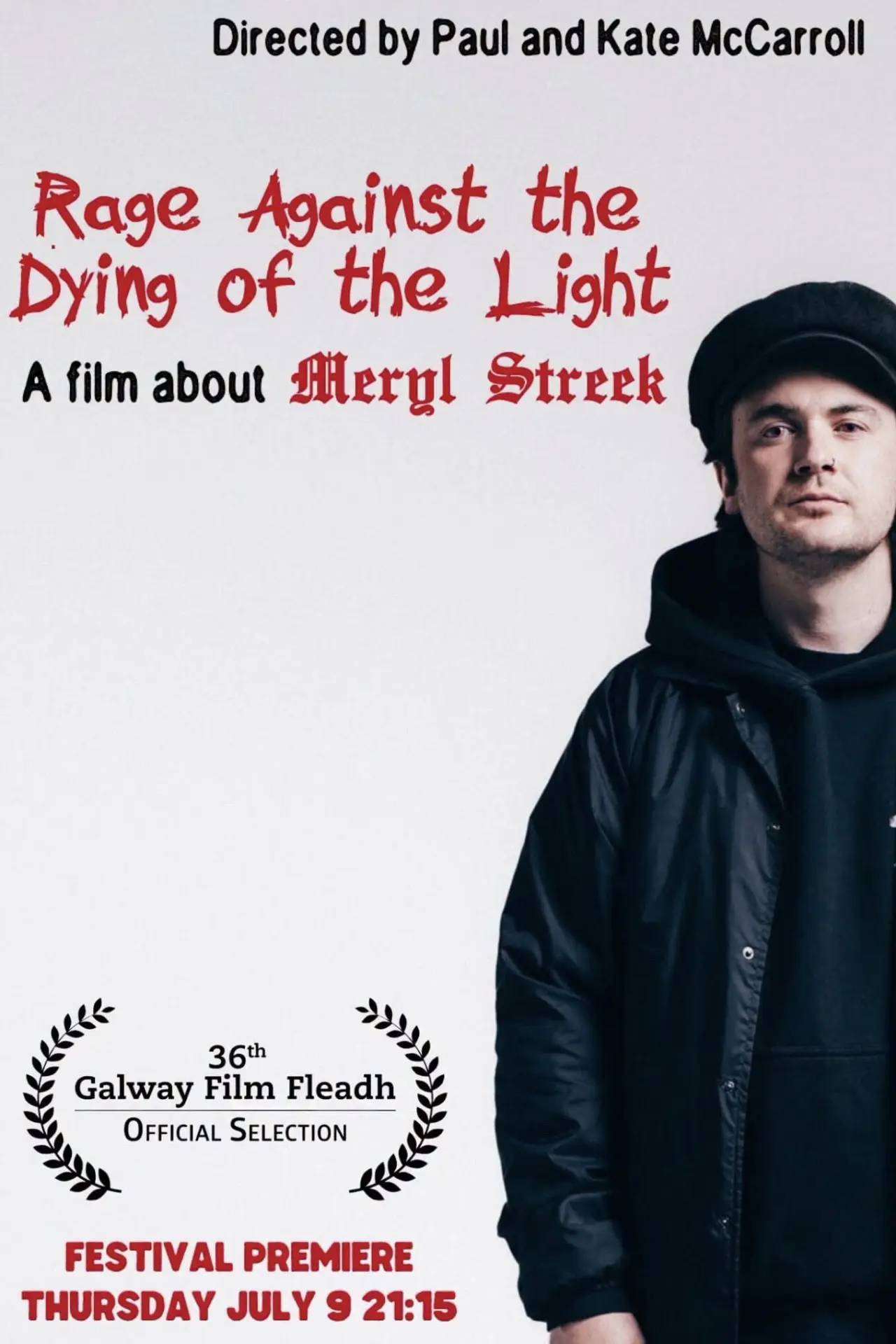 Movie poster "Rage Against the Dying of the Light"