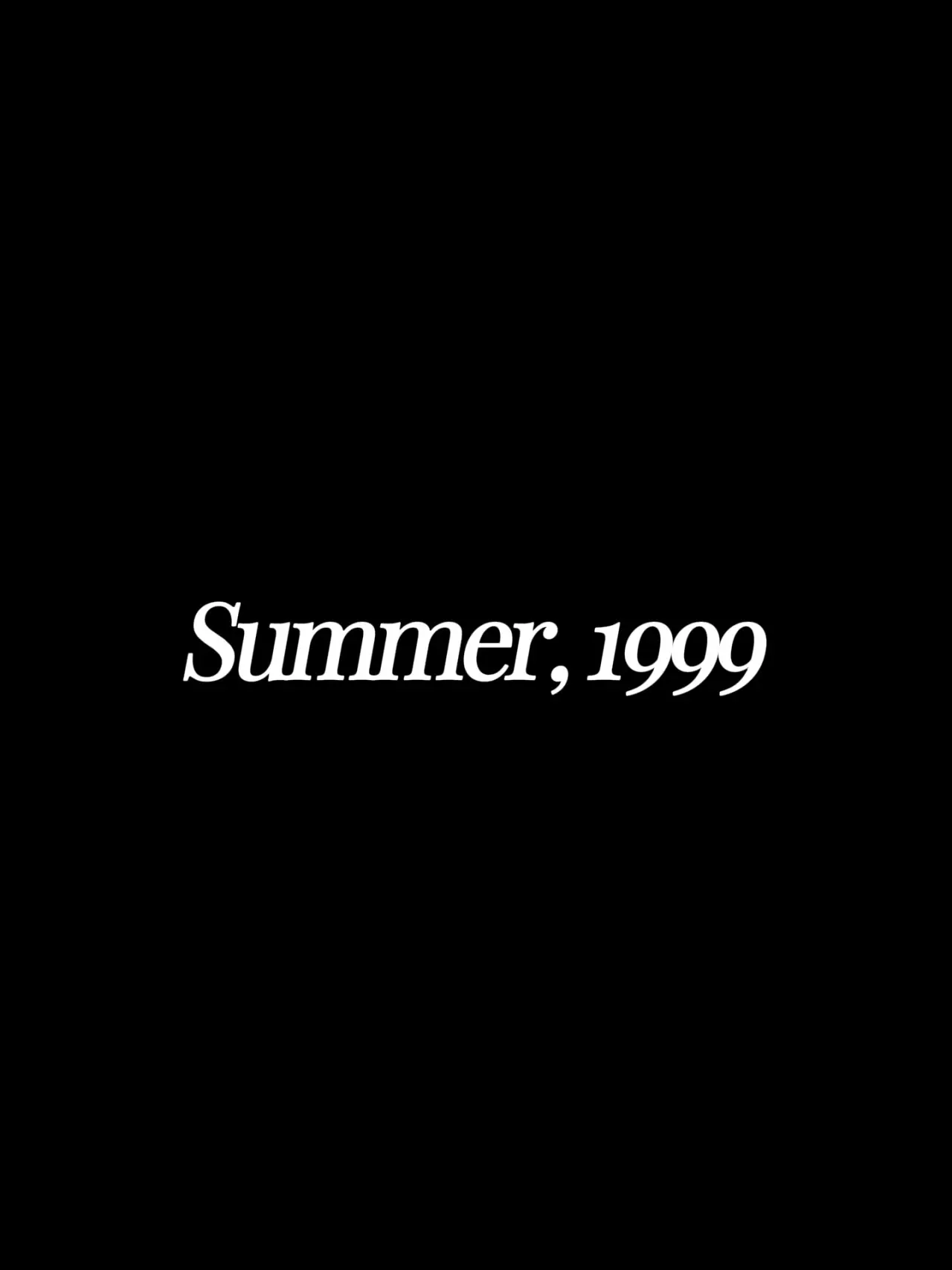 Movie poster "Summer, 1999"