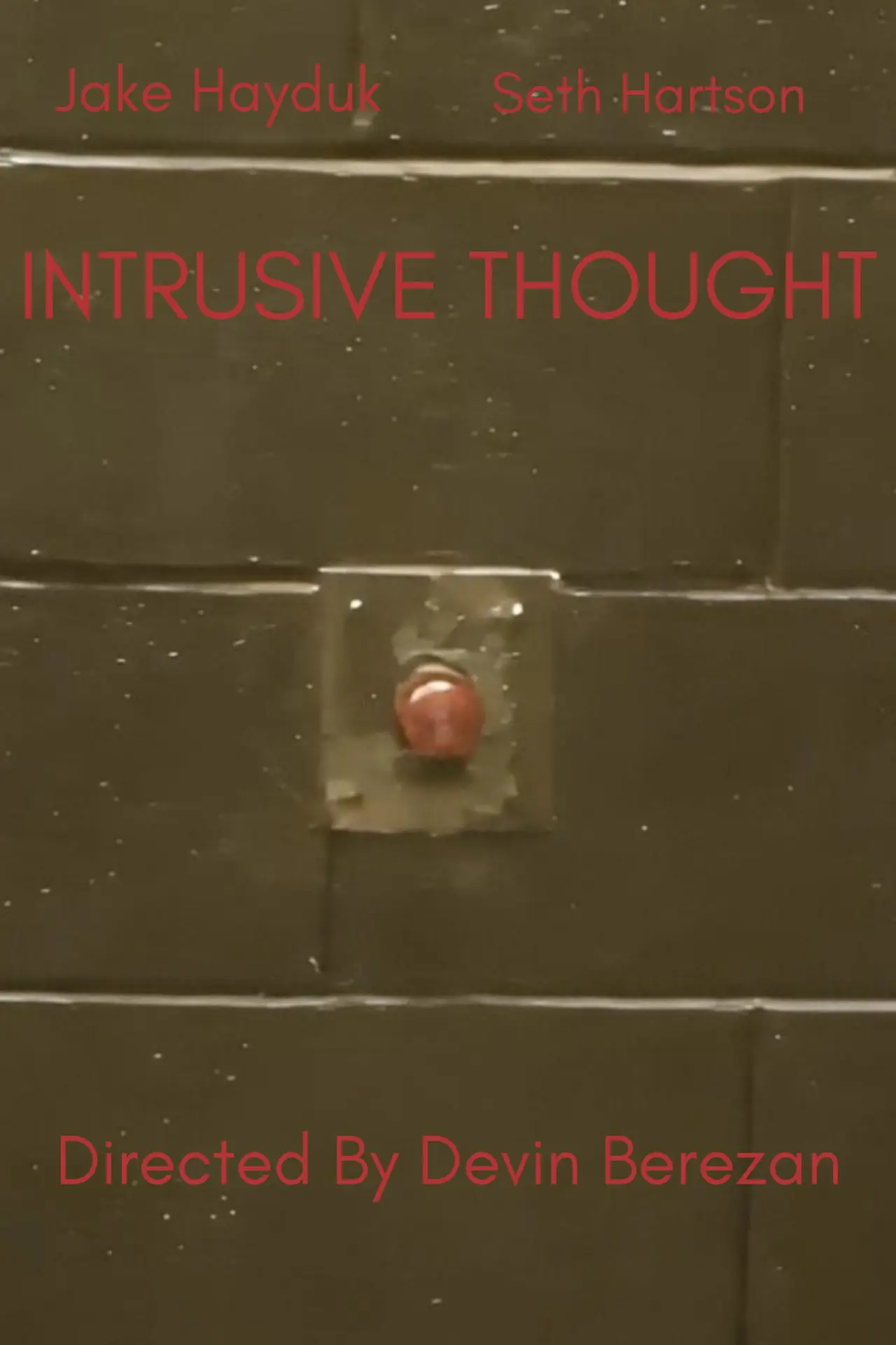 Movie poster "Intrusive Thought"