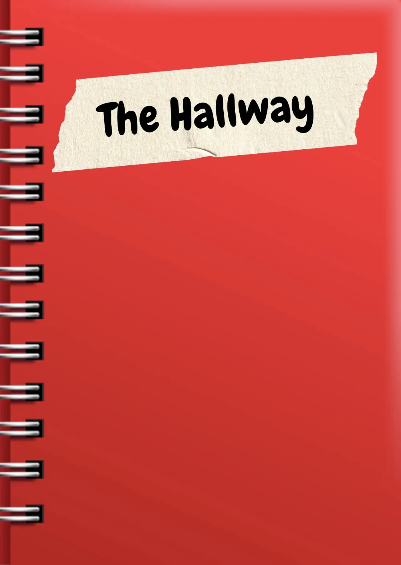 Movie poster "The Hallway"