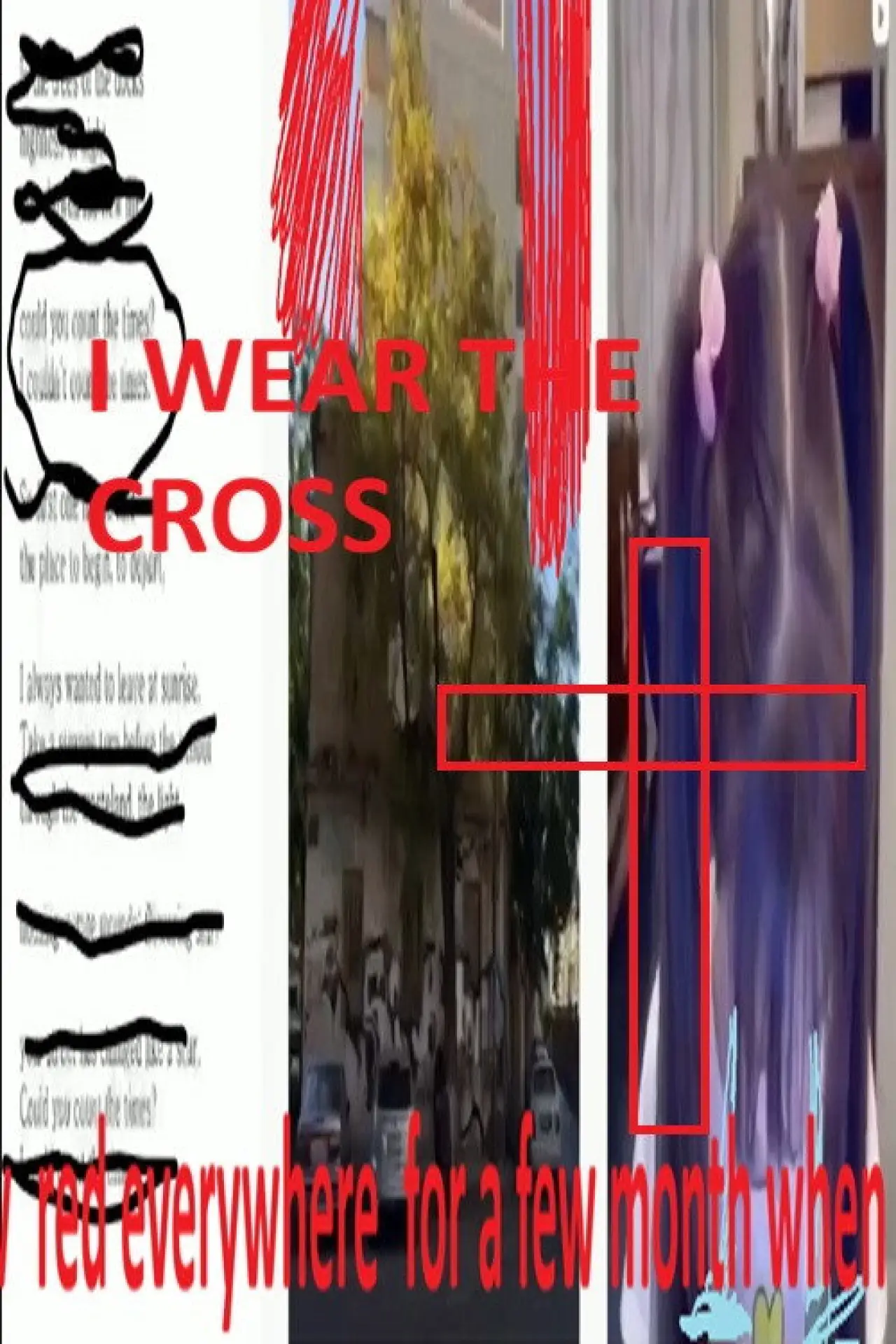 Movie poster "i wear the cross free movie"