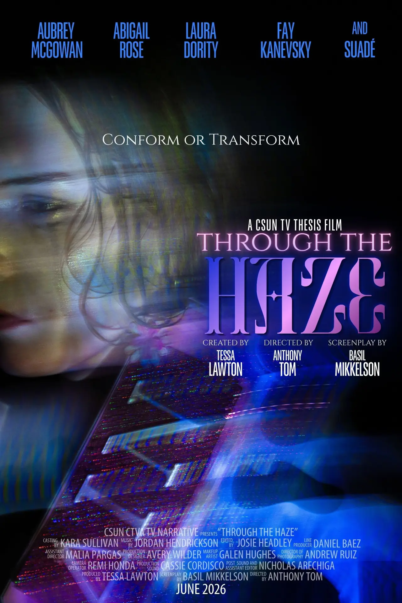 Movie poster "Through The Haze"