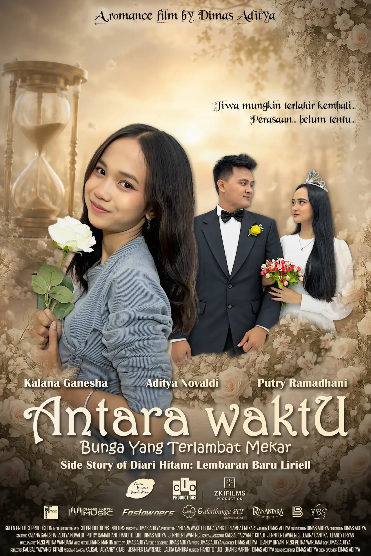 Movie poster "Between Time: The Flower That Bloomed Too Late"