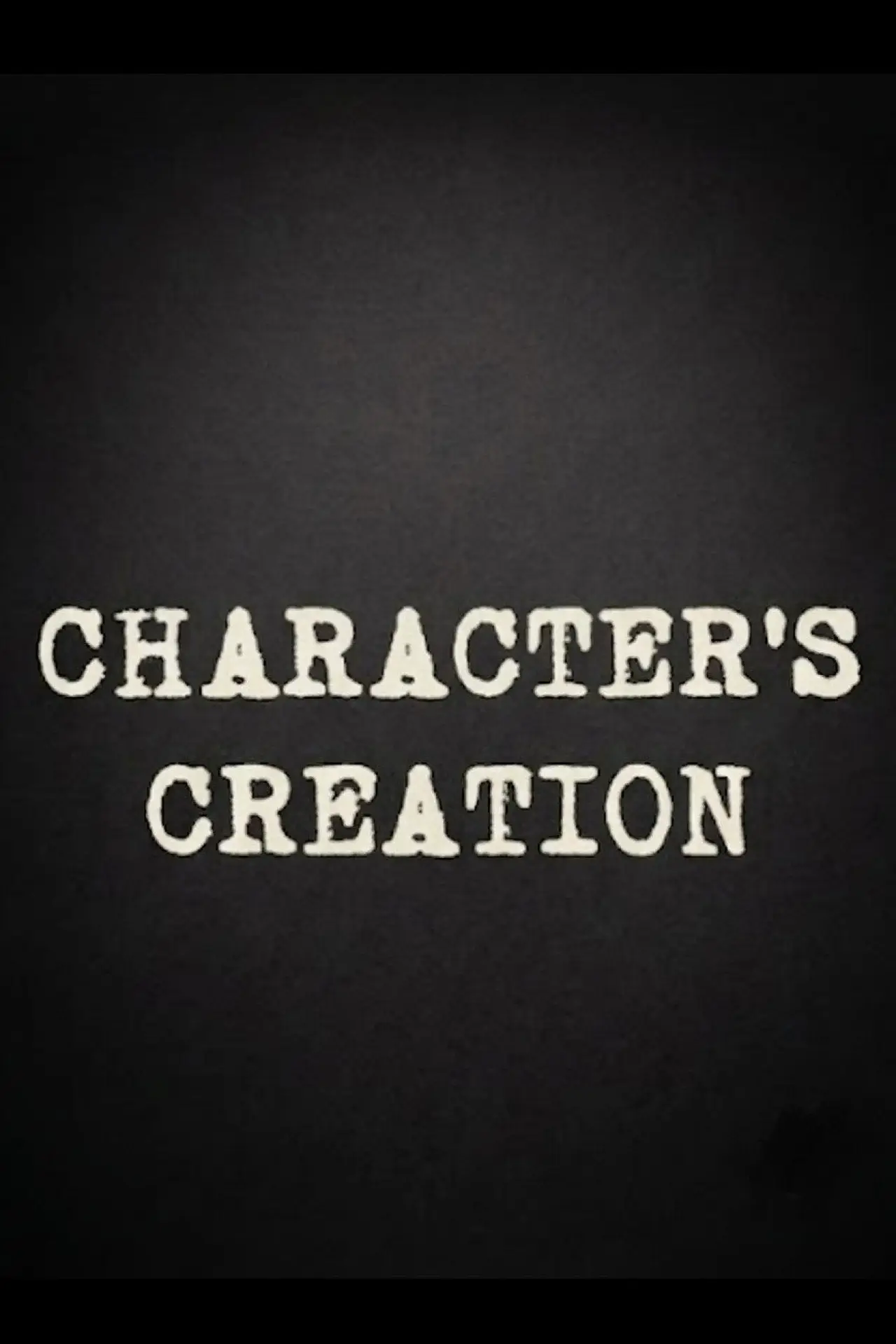 Movie poster "Character