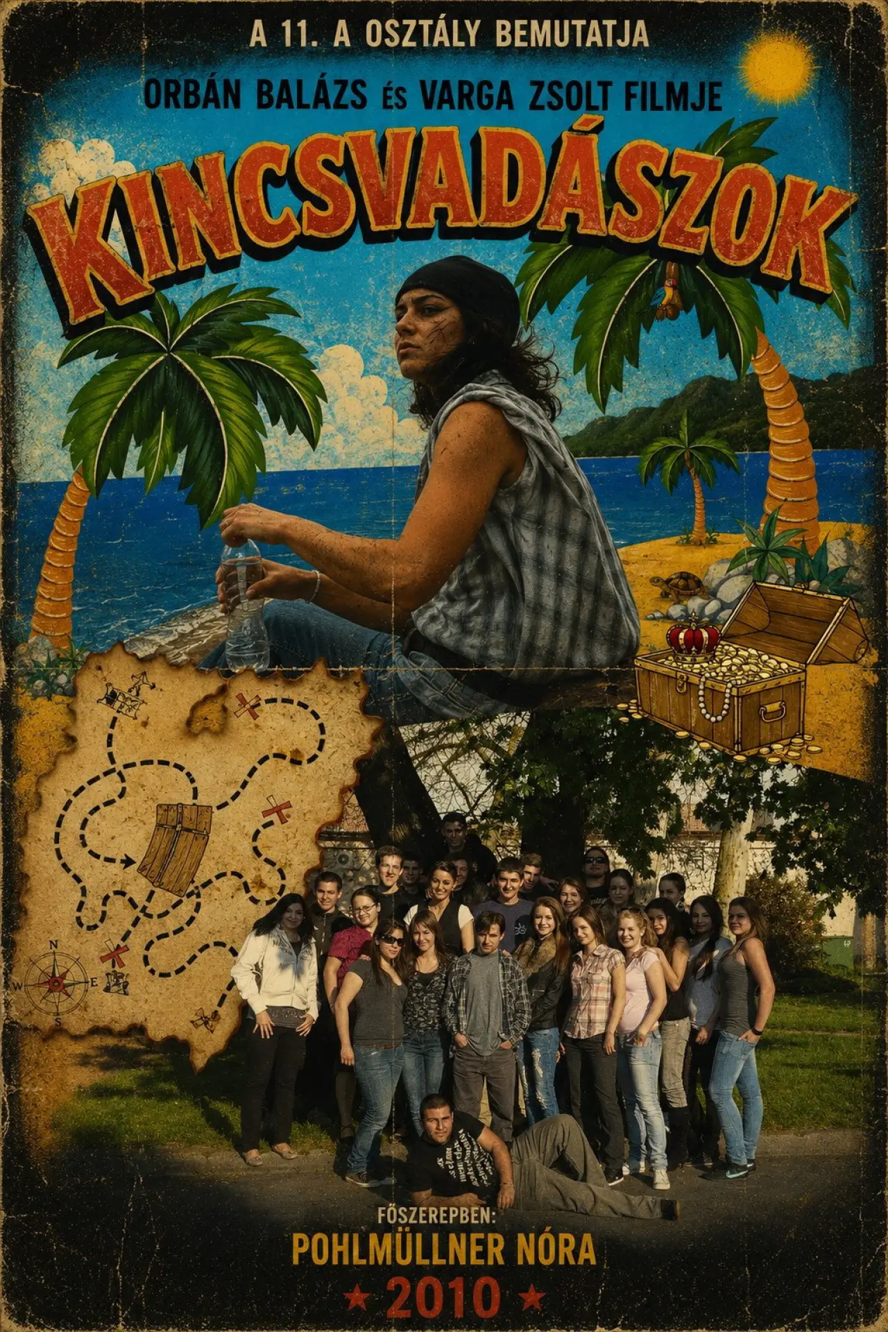 Movie poster "Kincsvadászok"